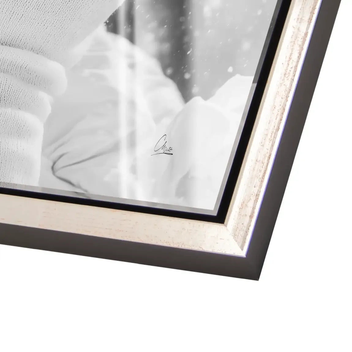 Audrey Hepburn Snow Portrait Acrylglas Bild