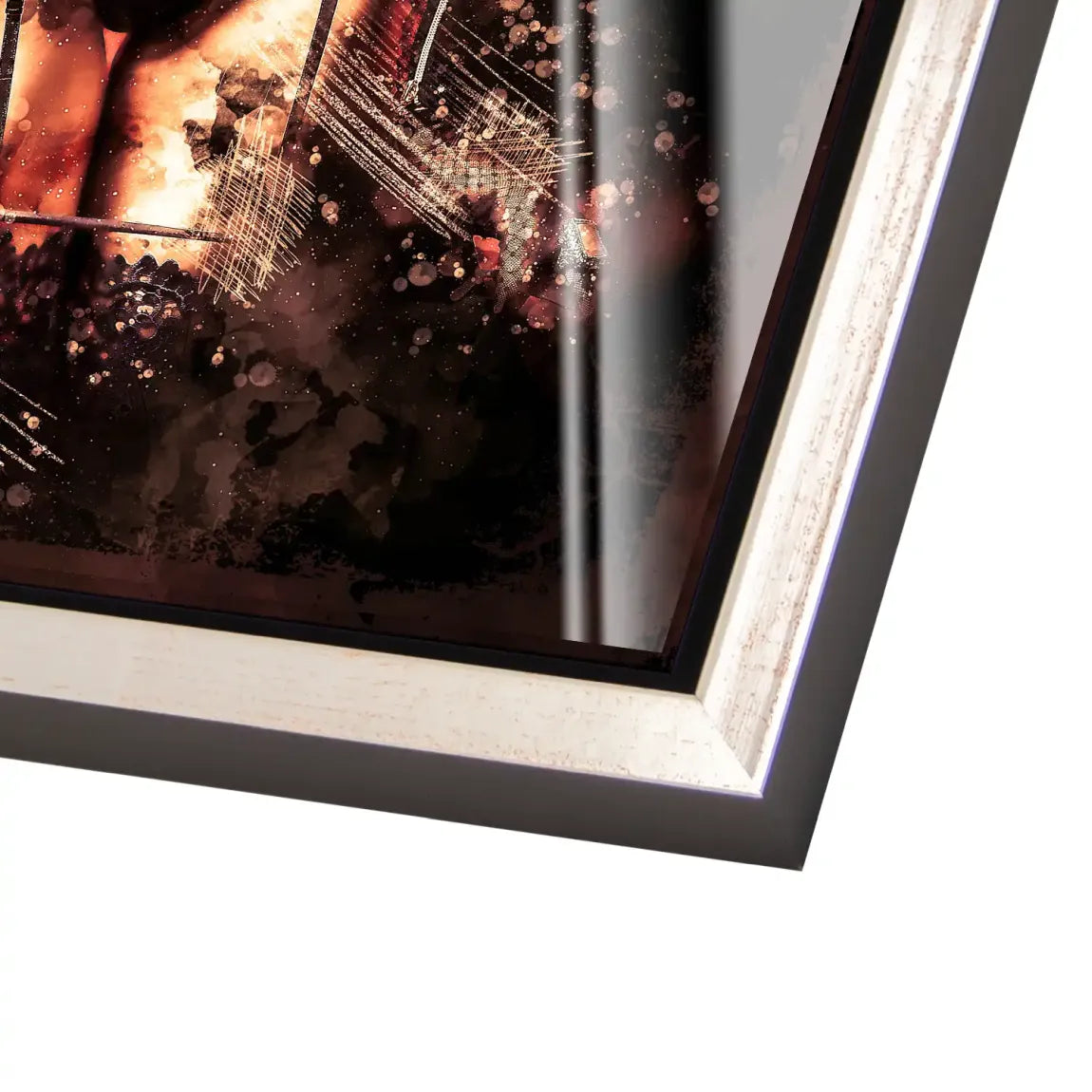 Erotische Eleganz im Schattenlicht Acrylglas Bild INGALERIE