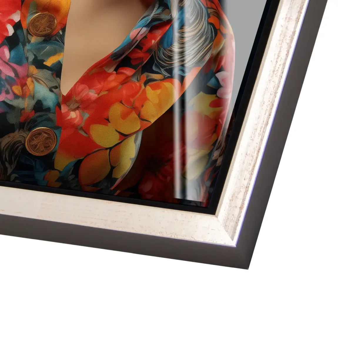 Floral Glamour Acrylglas Bild