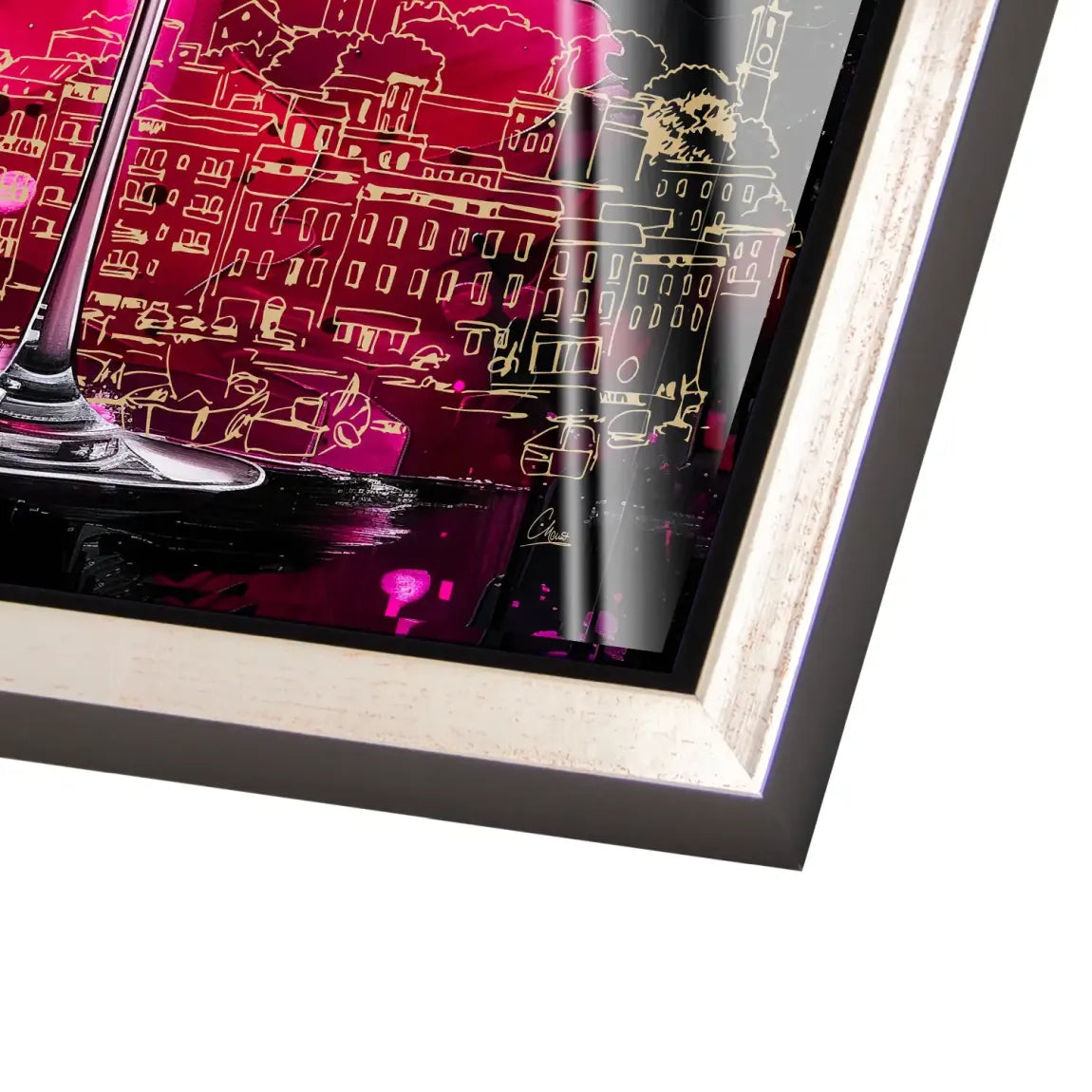 Velvet Royale Champagne Acrylglas Bild INGALERIE