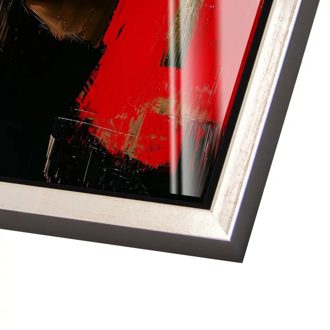 Abstrakt Luxe Girl Acrylglas Bild INGALERIE