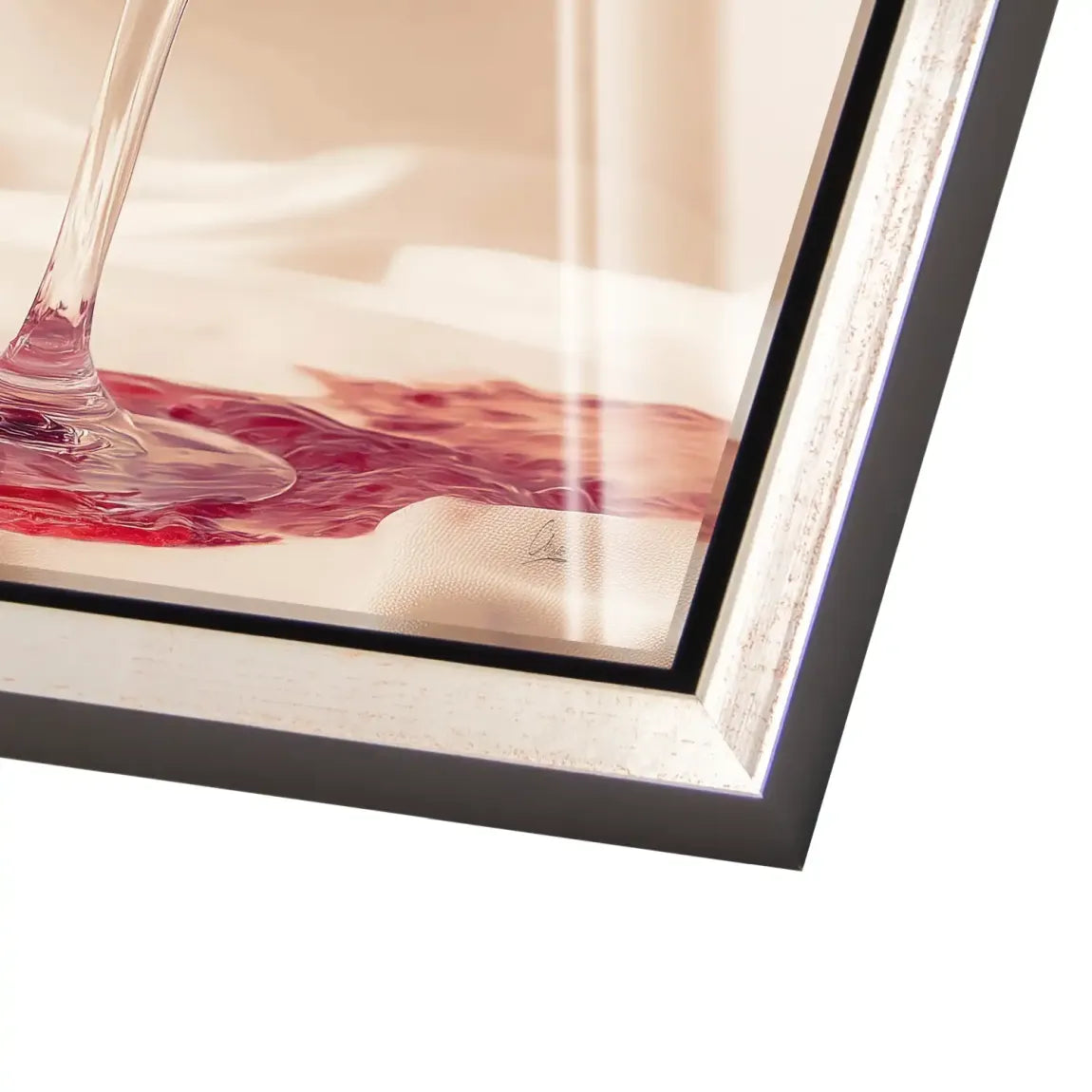 Ruby Splash Acrylglas Bild
