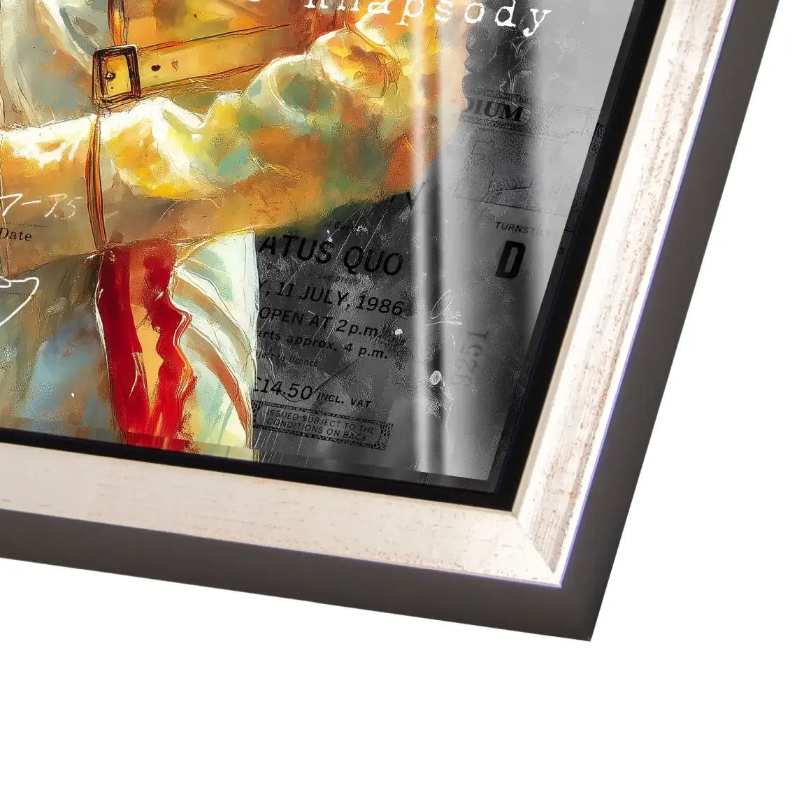 Freddie Mercury Bohemian Acrylglas Bild