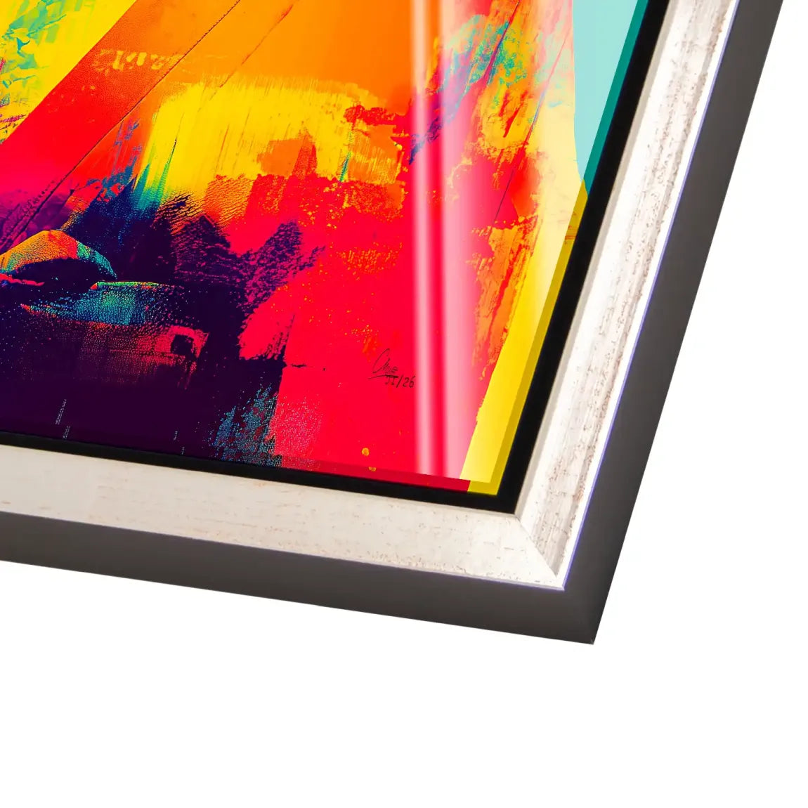 Geisha Pop Art Acrylglas Bild