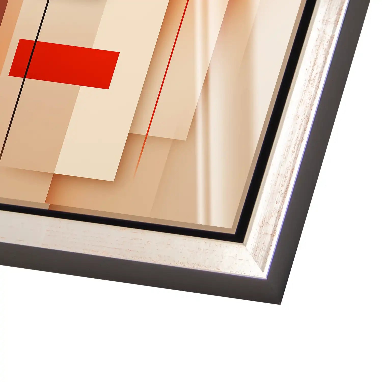 Red Minimalismus Acrylglas Bild INGALERIE