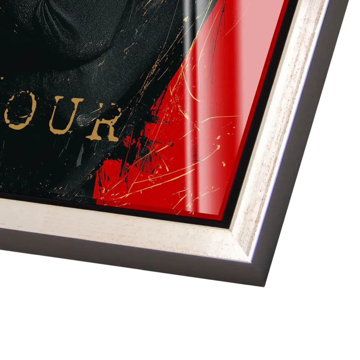 Audrey Hepburn Red Glamour Acrylglas Bild