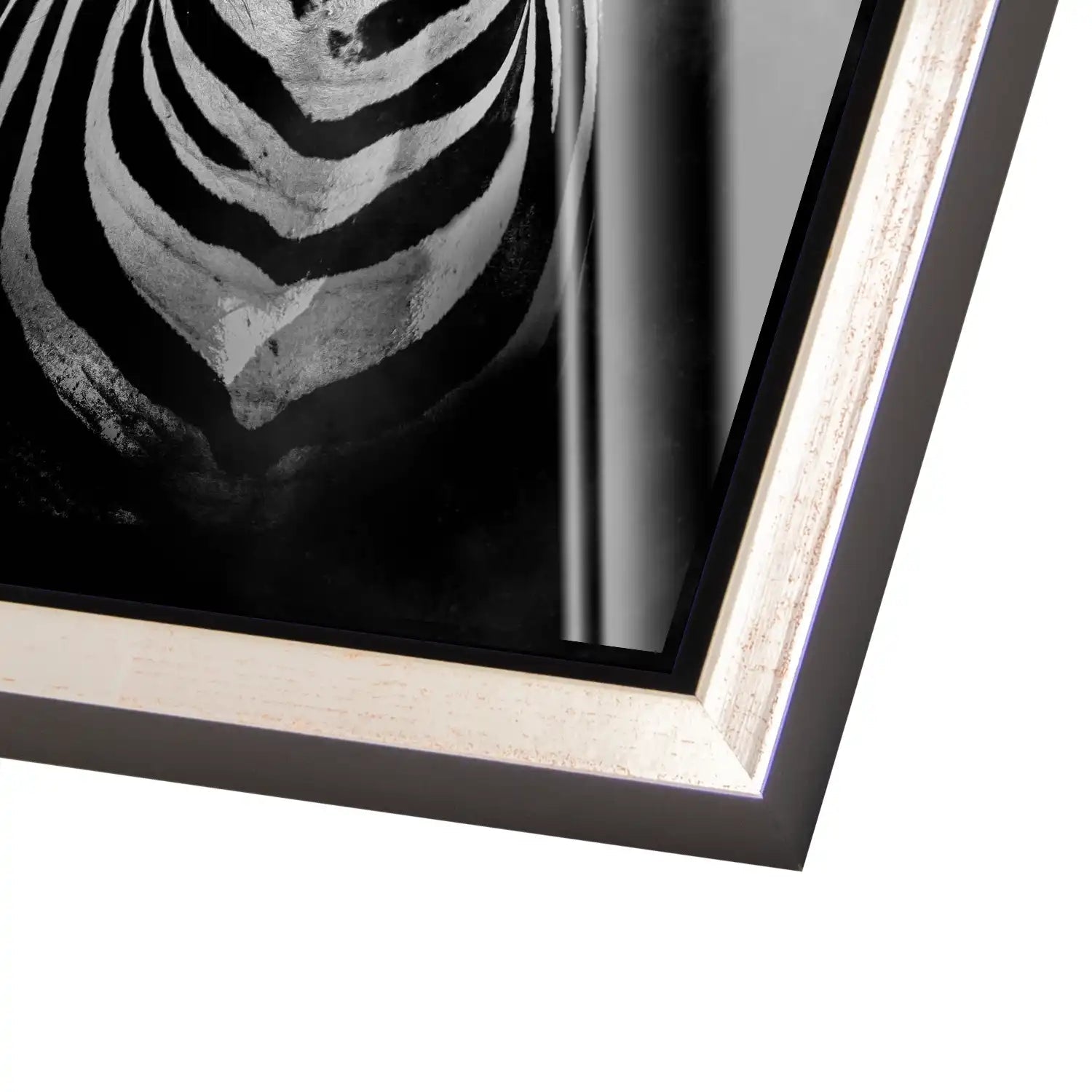 Zebra Black Style Acrylglas Bild INGALERIE