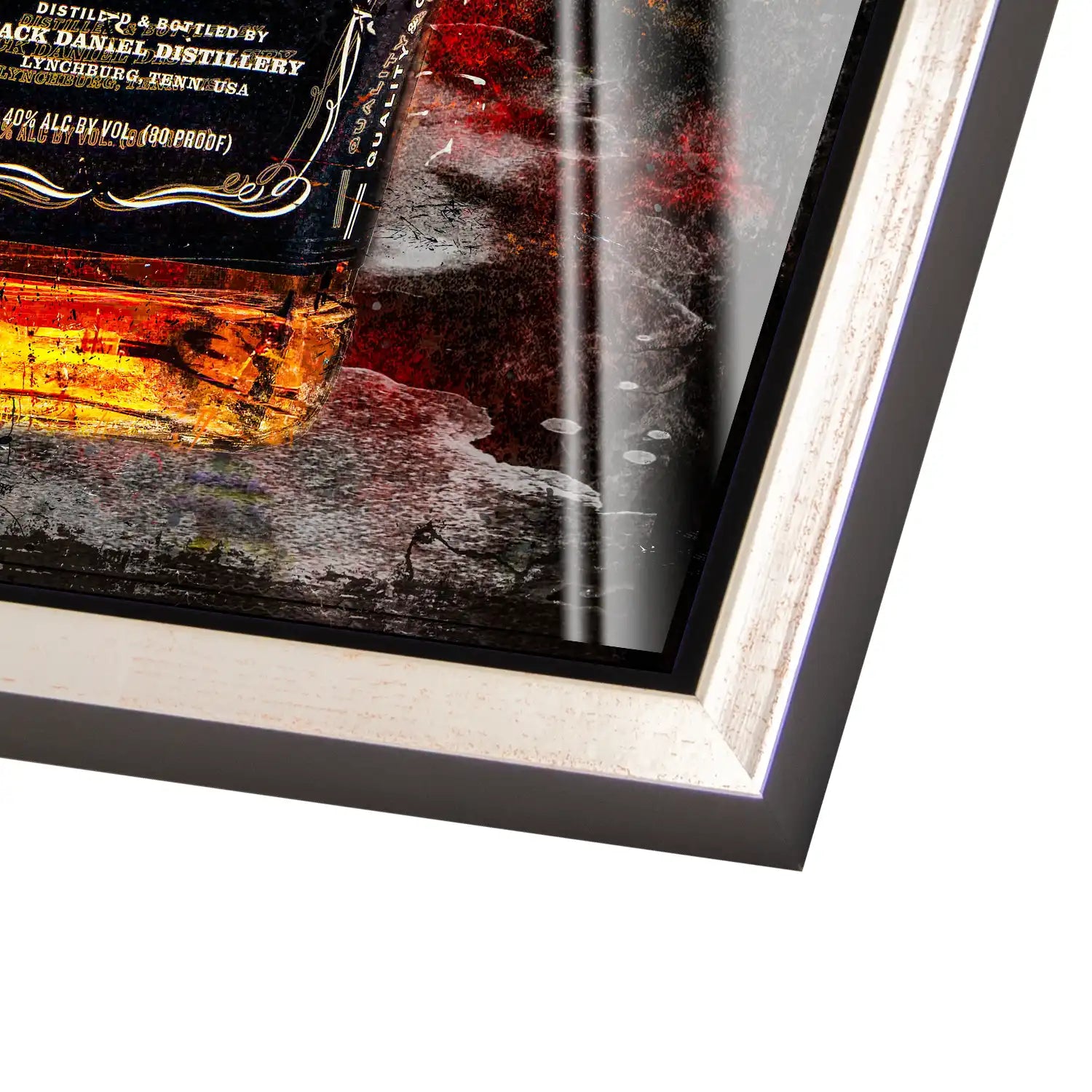 Jack Whisky Vintage Style Acrylglas Bild INGALERIE