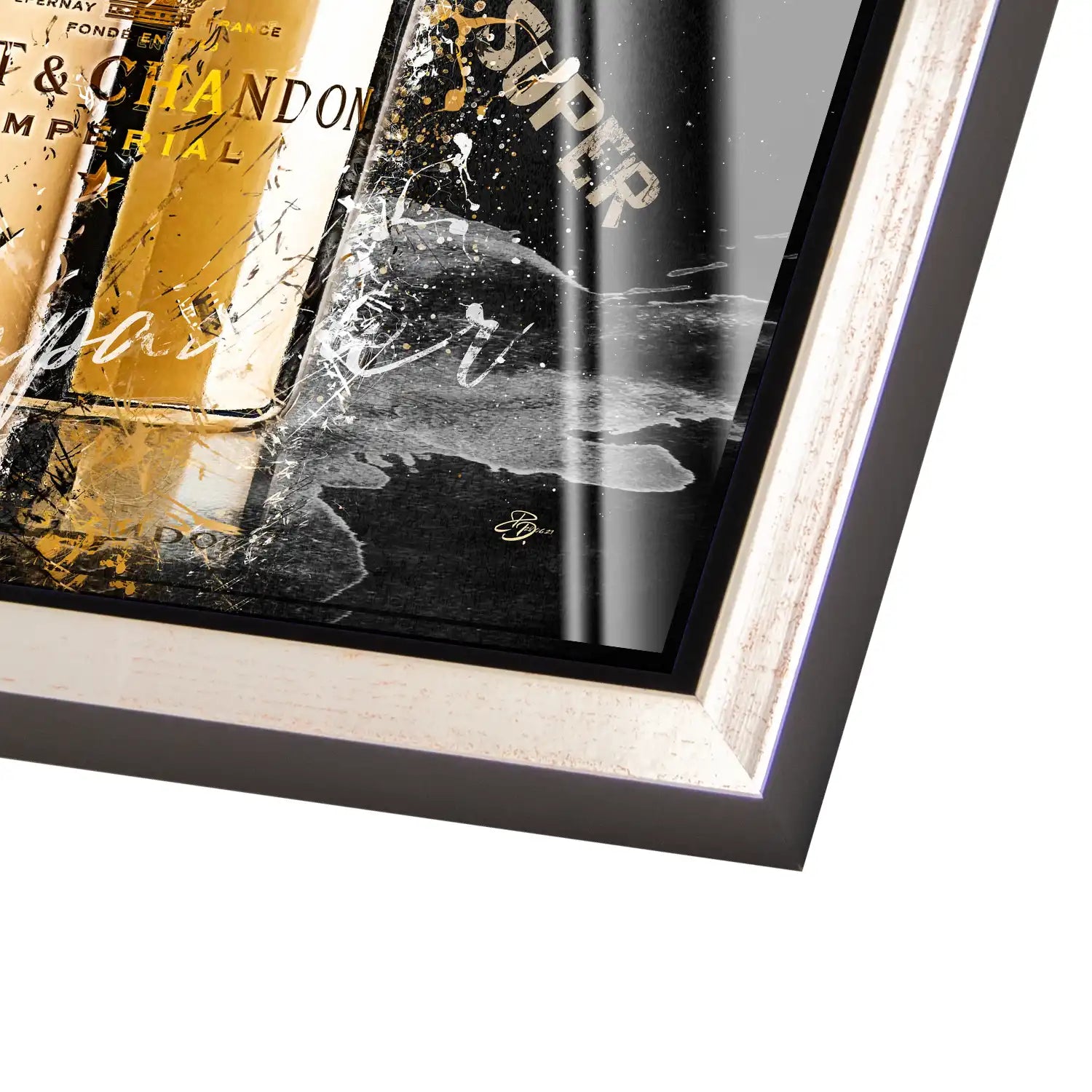 Champagner Acrylglas Bild INGALERIE