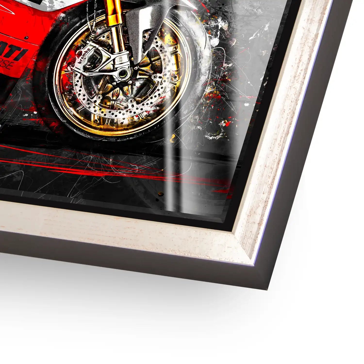 Ducati 916 V4 Abstrakt Acrylglas Bild INGALERIE