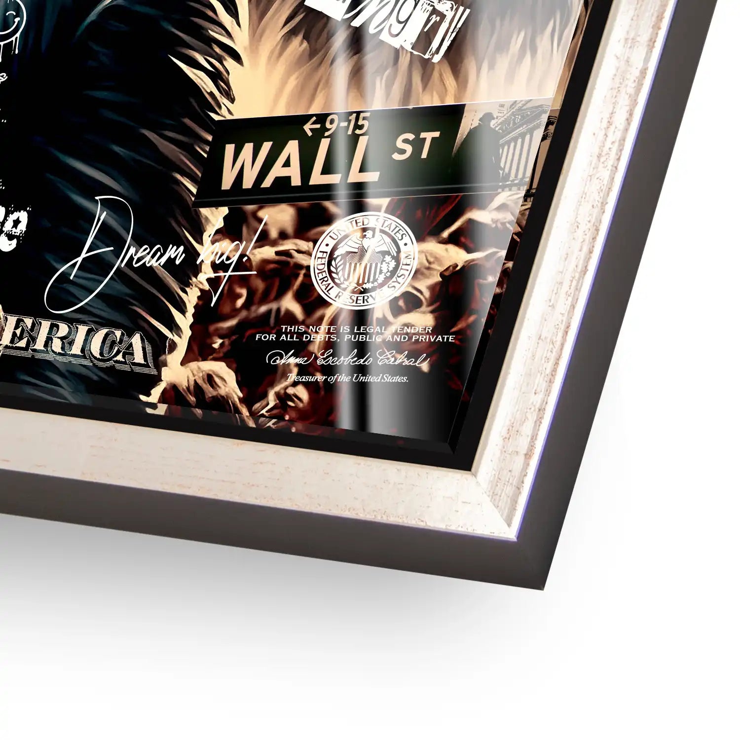 Wolf of Wallstreet Acrylglas Bild INGALERIE