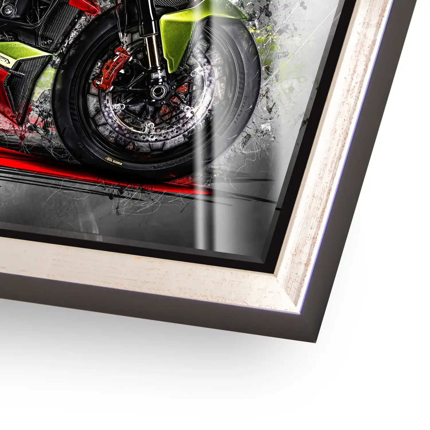 Ducati Streetfighter Lambo Style Acrylglas Bild INGALERIE