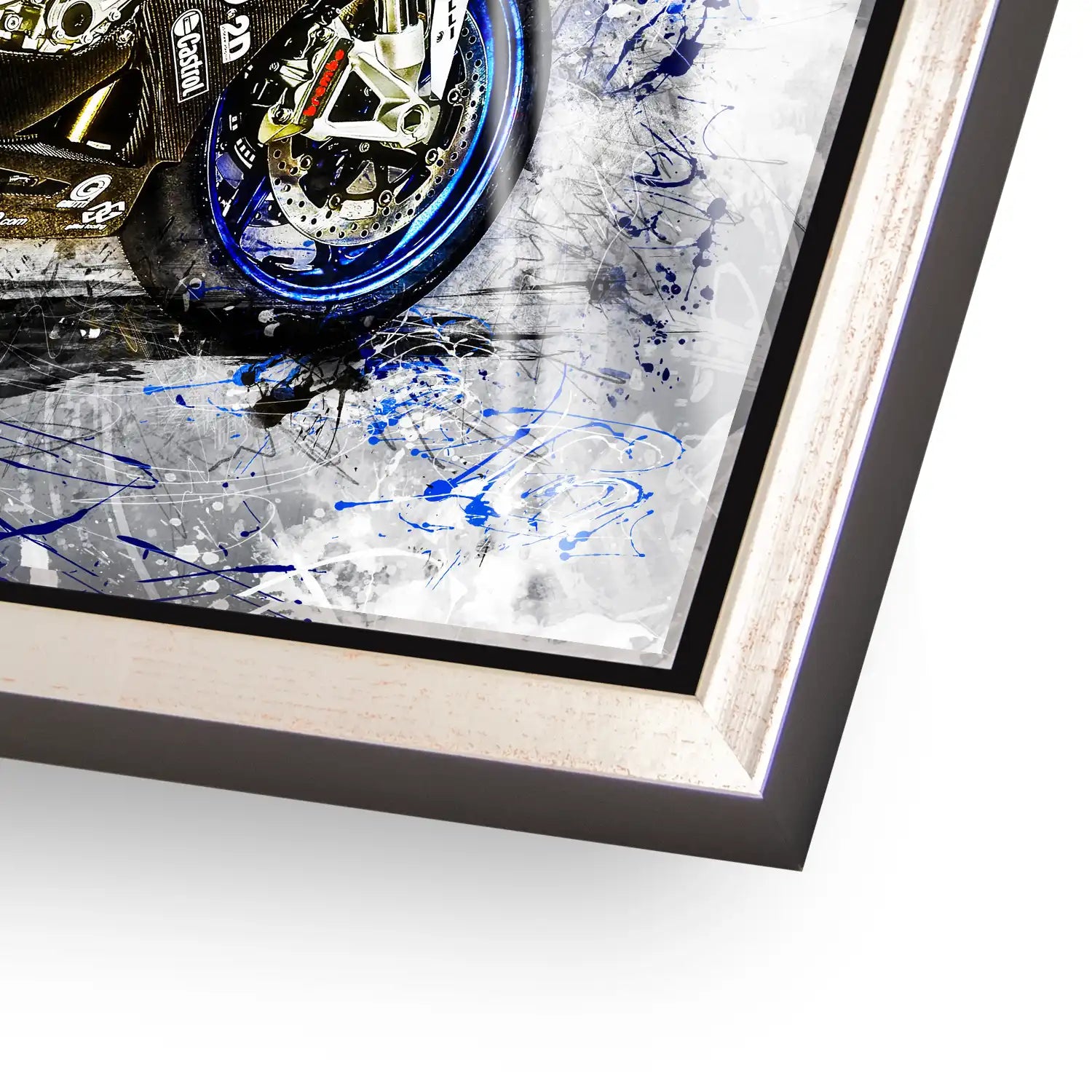 BMW HP4 Abstrakt Acrylglas Bild INGALERIE