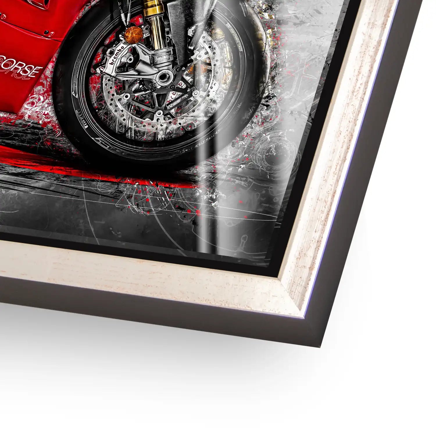 Ducati Panigale Corse Acrylglas Bild INGALERIE