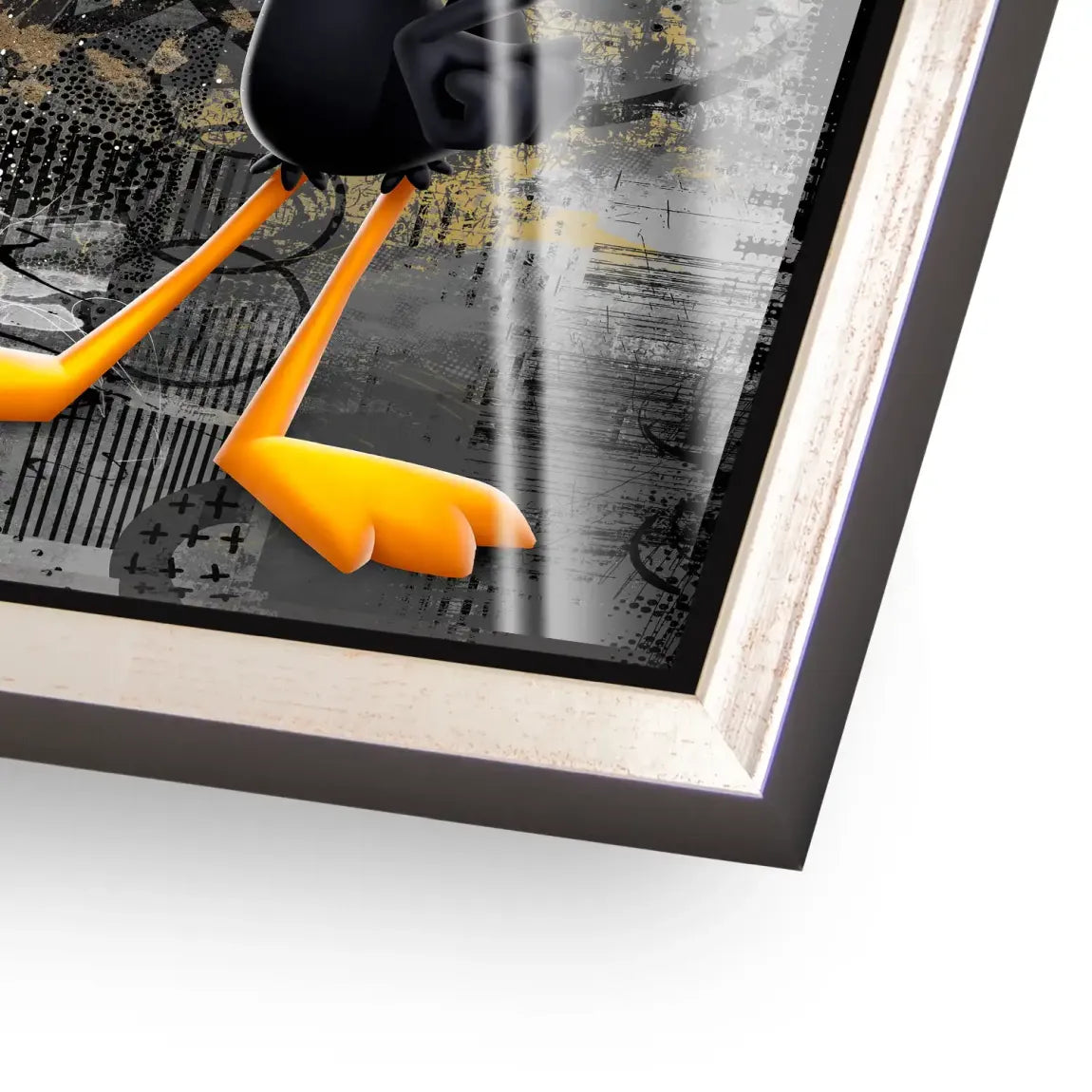 Tweety Duffy Champagner Acrylglasbild
