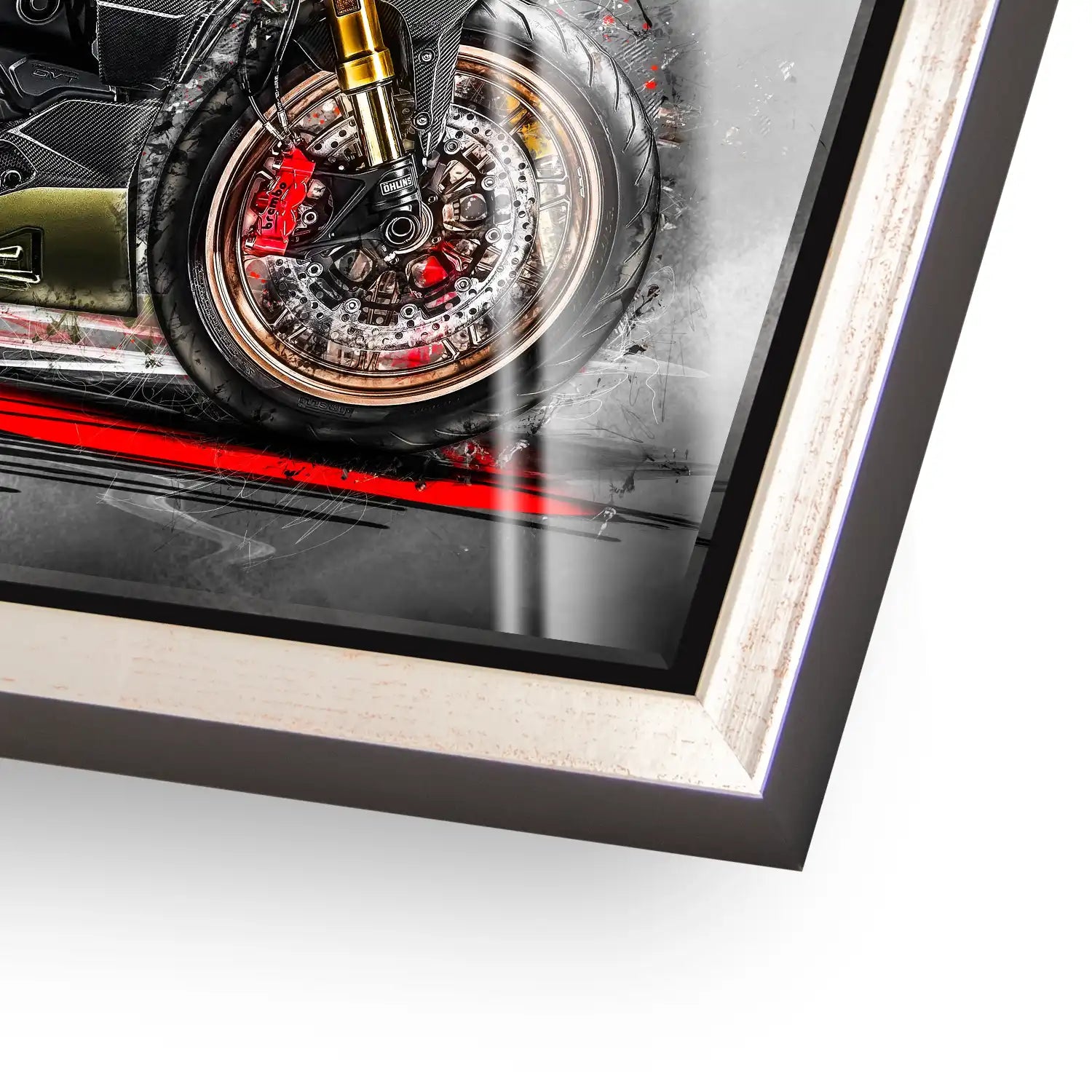 Ducati Diavel Lambo Acrylglas Bild INGALERIE