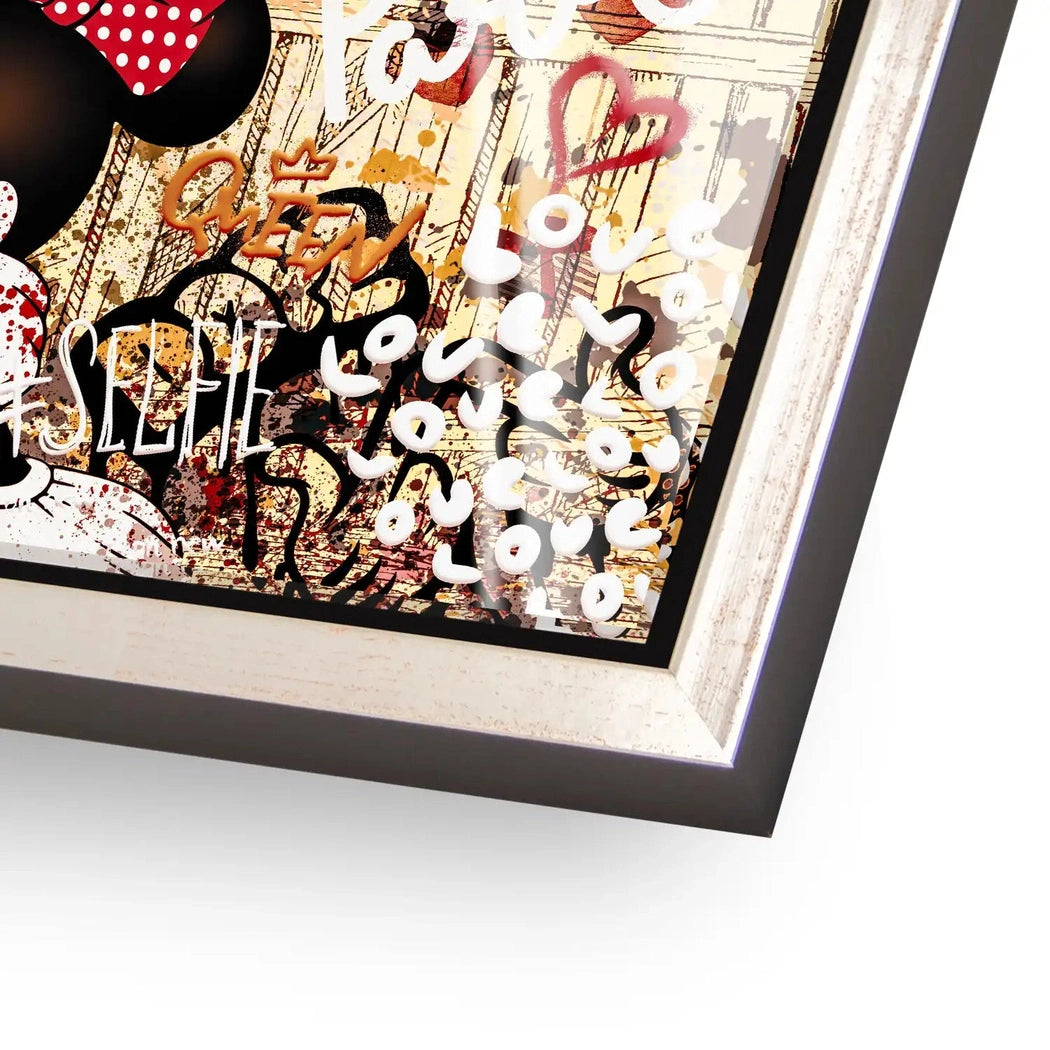 Micky & Minnie Love Retro Acrylglas Bild INGALERIE