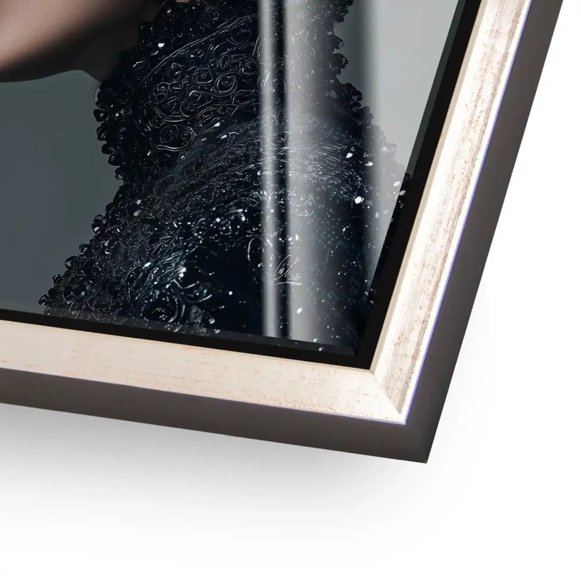 Wild Leopard Woman Acrylglas Bild