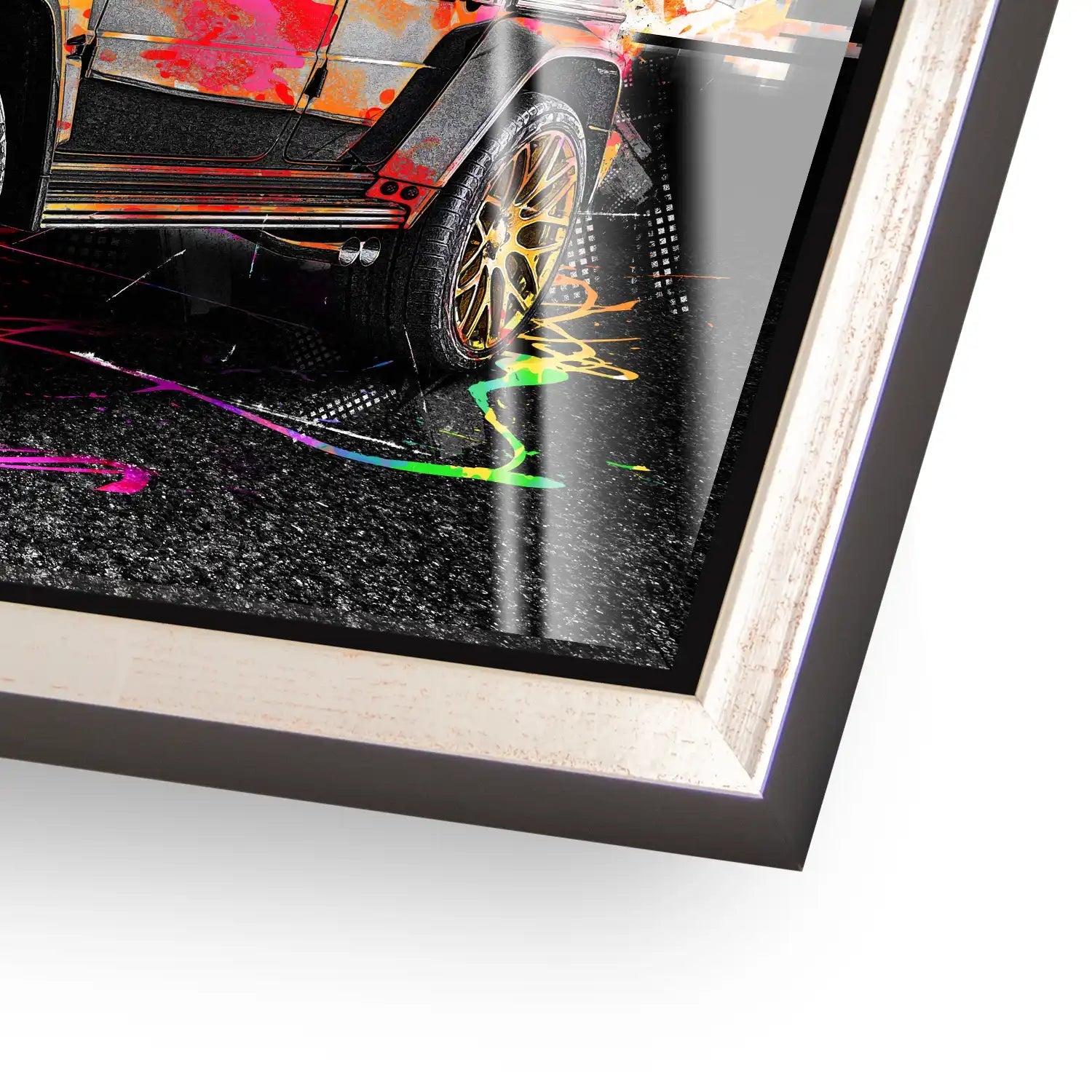 Mercedes G63 Abstrakt Color Acrylglas Bild INGALERIE