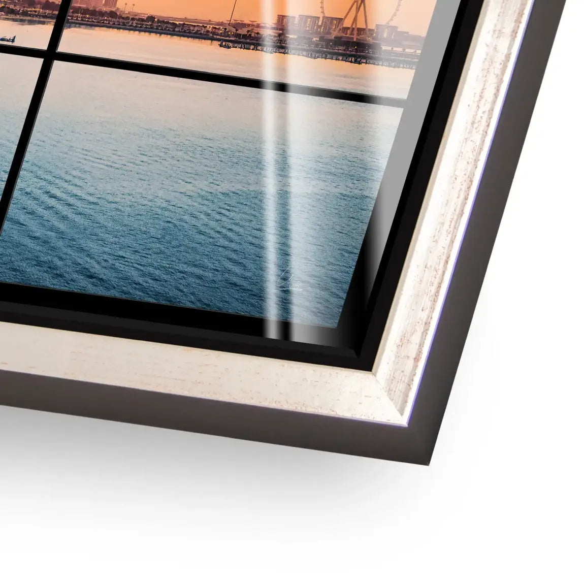 Golden Dunes Dubai Acrylglas Bild