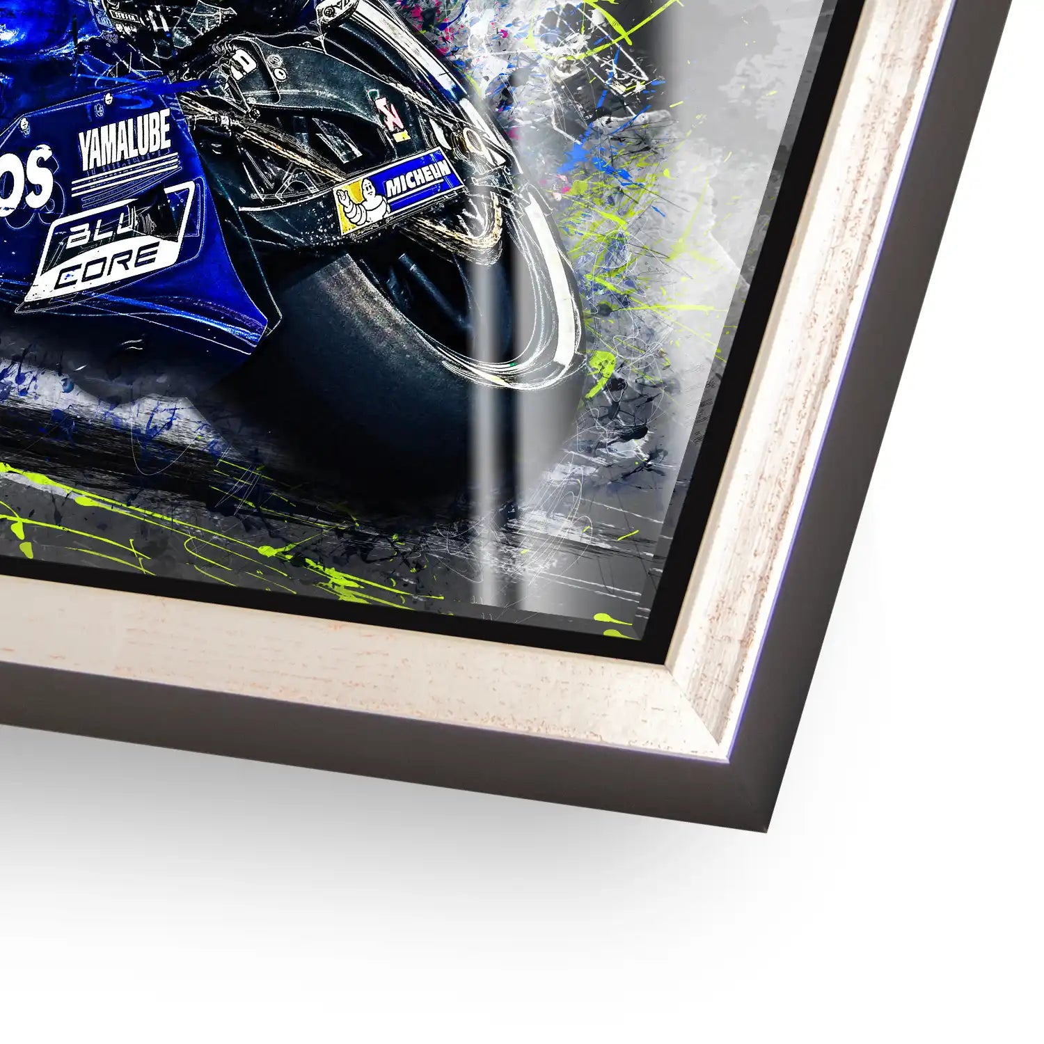 Yamaha Rossi Style Acrylglas Bild INGALERIE