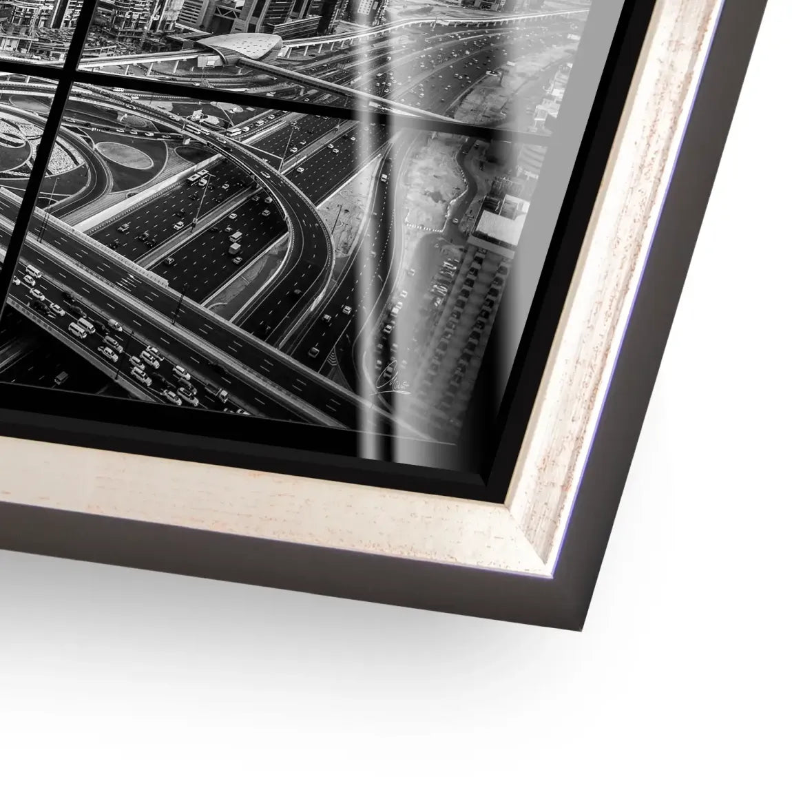 Skyline Noir Dubai Acrylglas Bild