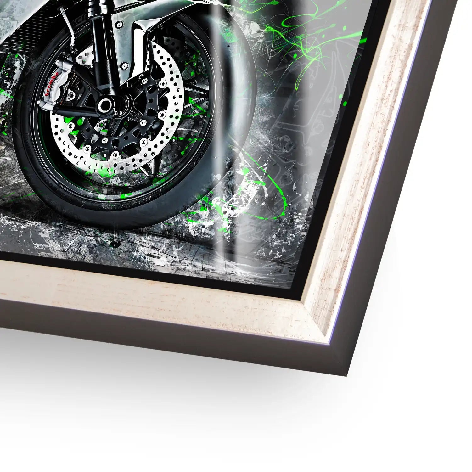 Kawasaki H2 Abstrakt Acrylglas Bild INGALERIE