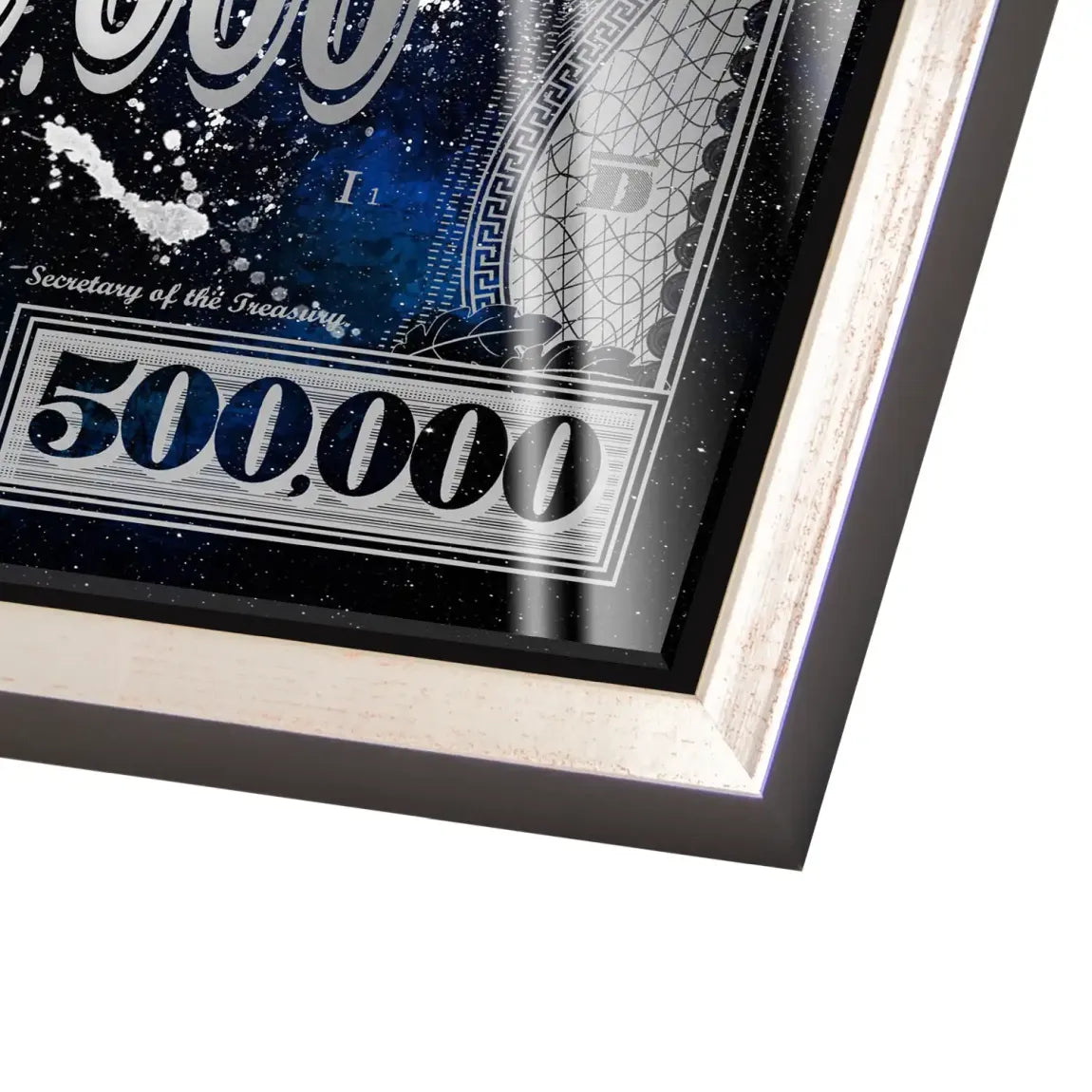 Donald & Daisy Duck Blue Pop Art Dollar Acrylglas Bild INGALERIE