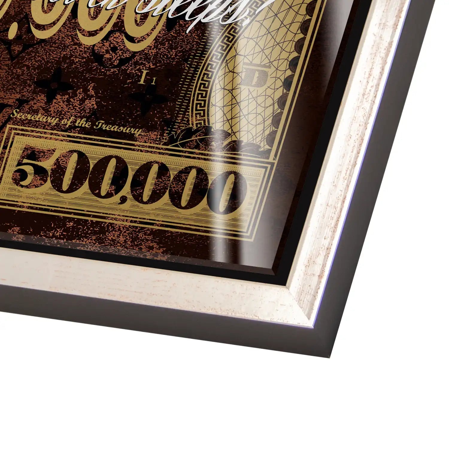 Dagobert Money Never Gold Dollar Acrylglas Bild INGALERIE