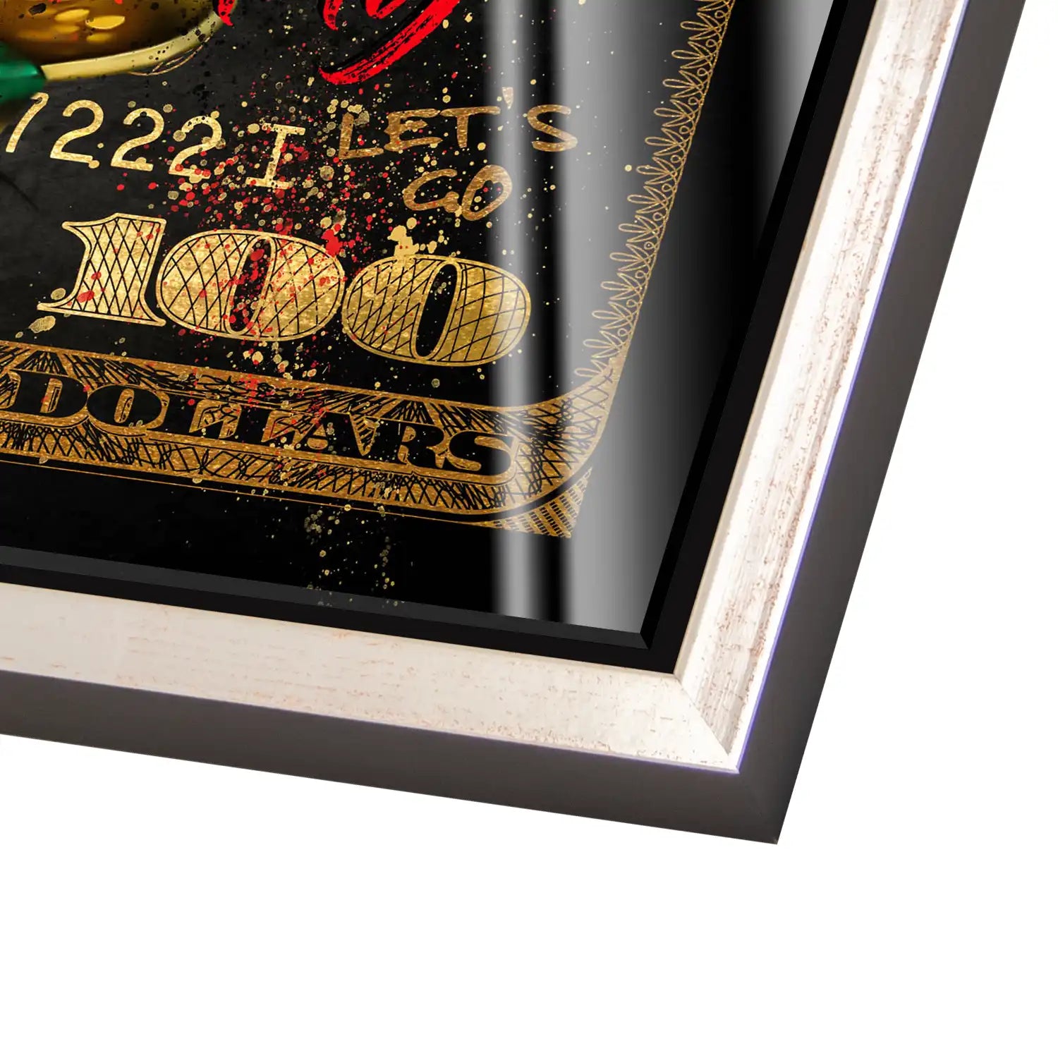 Dagobert Dollar More Money Pop Art Acrylglas Bild INGALERIE