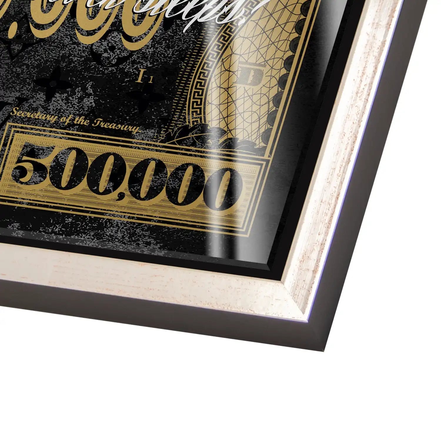 Dagobert Dollar Vintage Acrylglas Bild INGALERIE