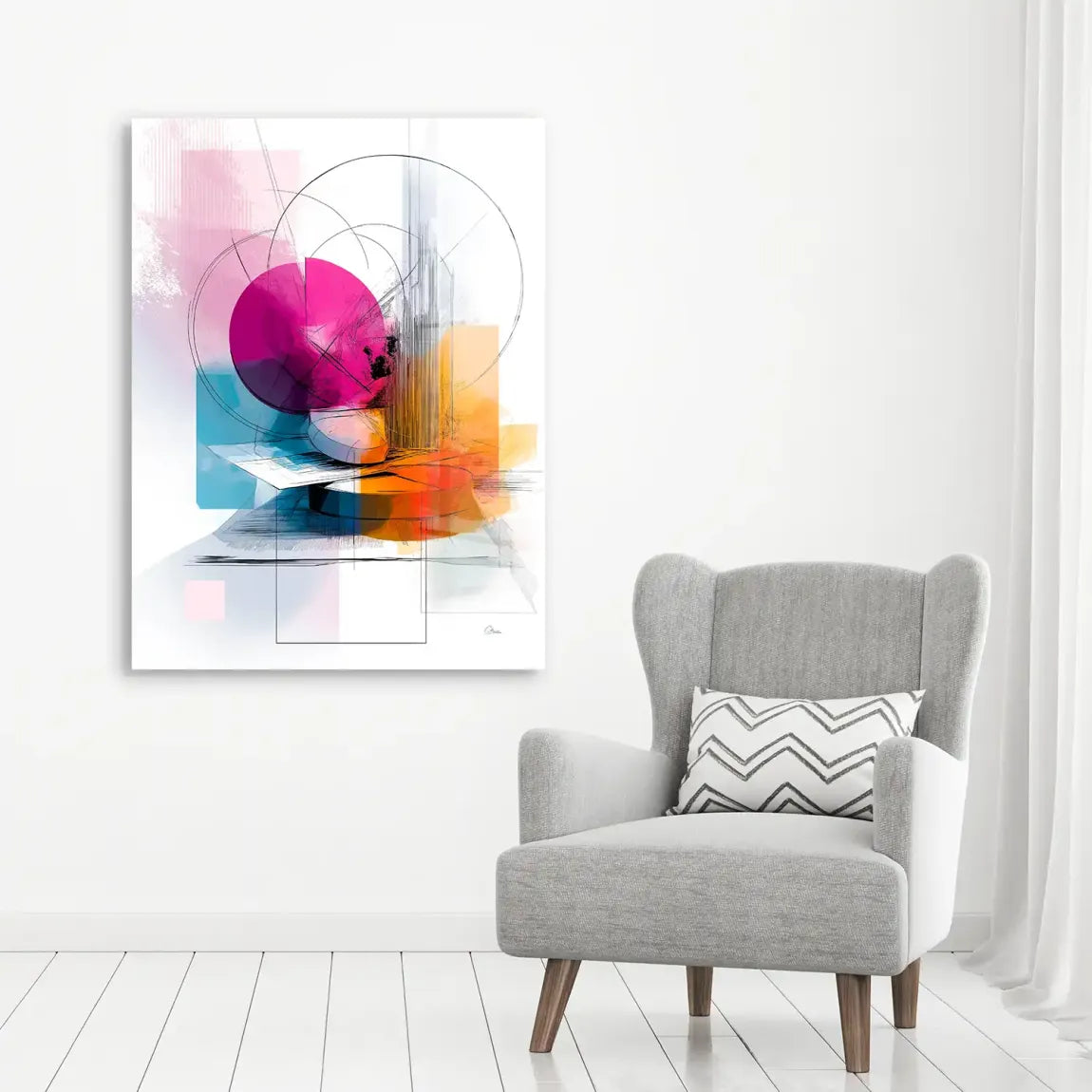 Harmony of Circles Acrylglasbild INGALERIE
