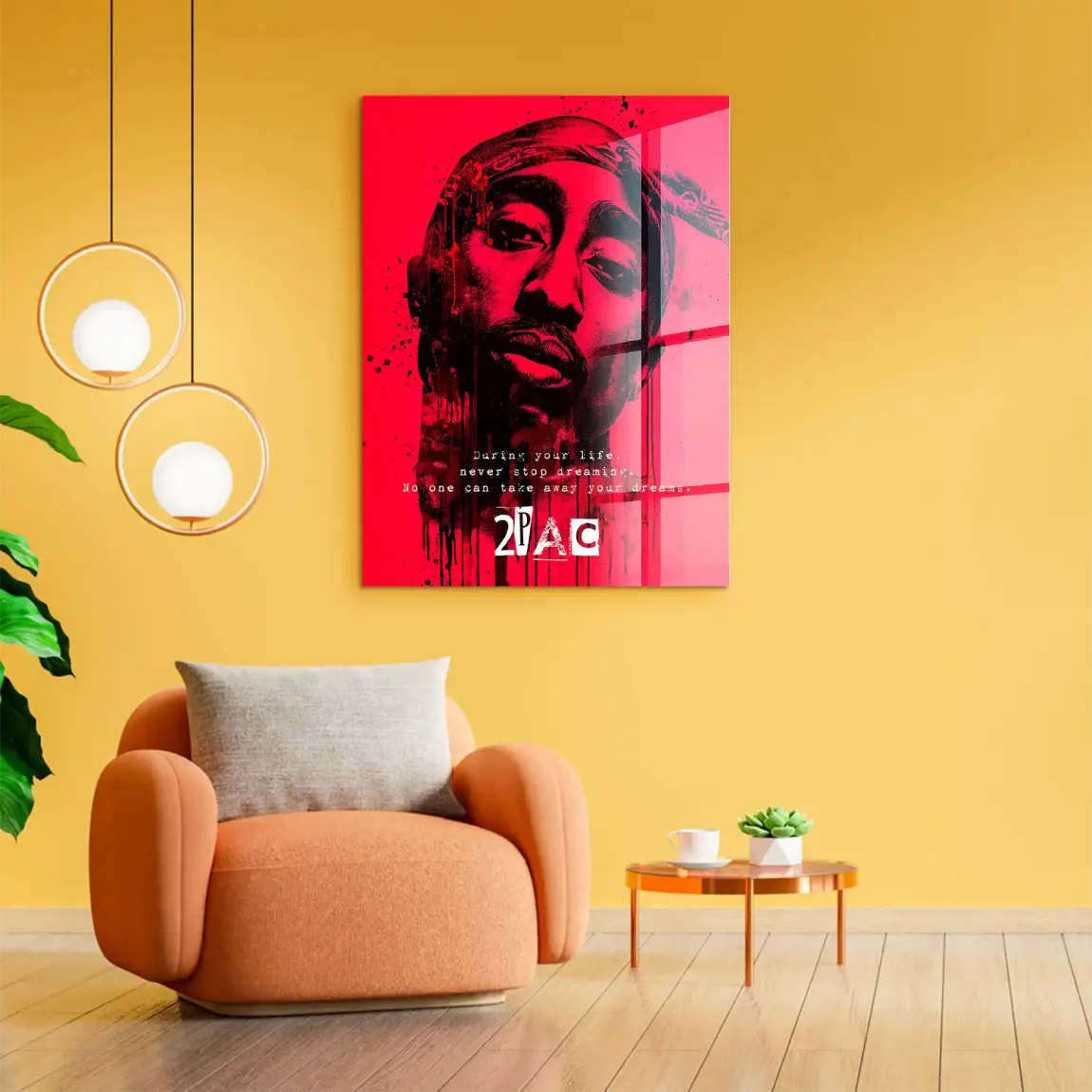 Red Legend Acrylglasbild