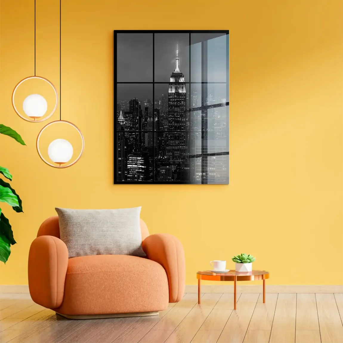 Midnight Crown New York Acrylglasbild