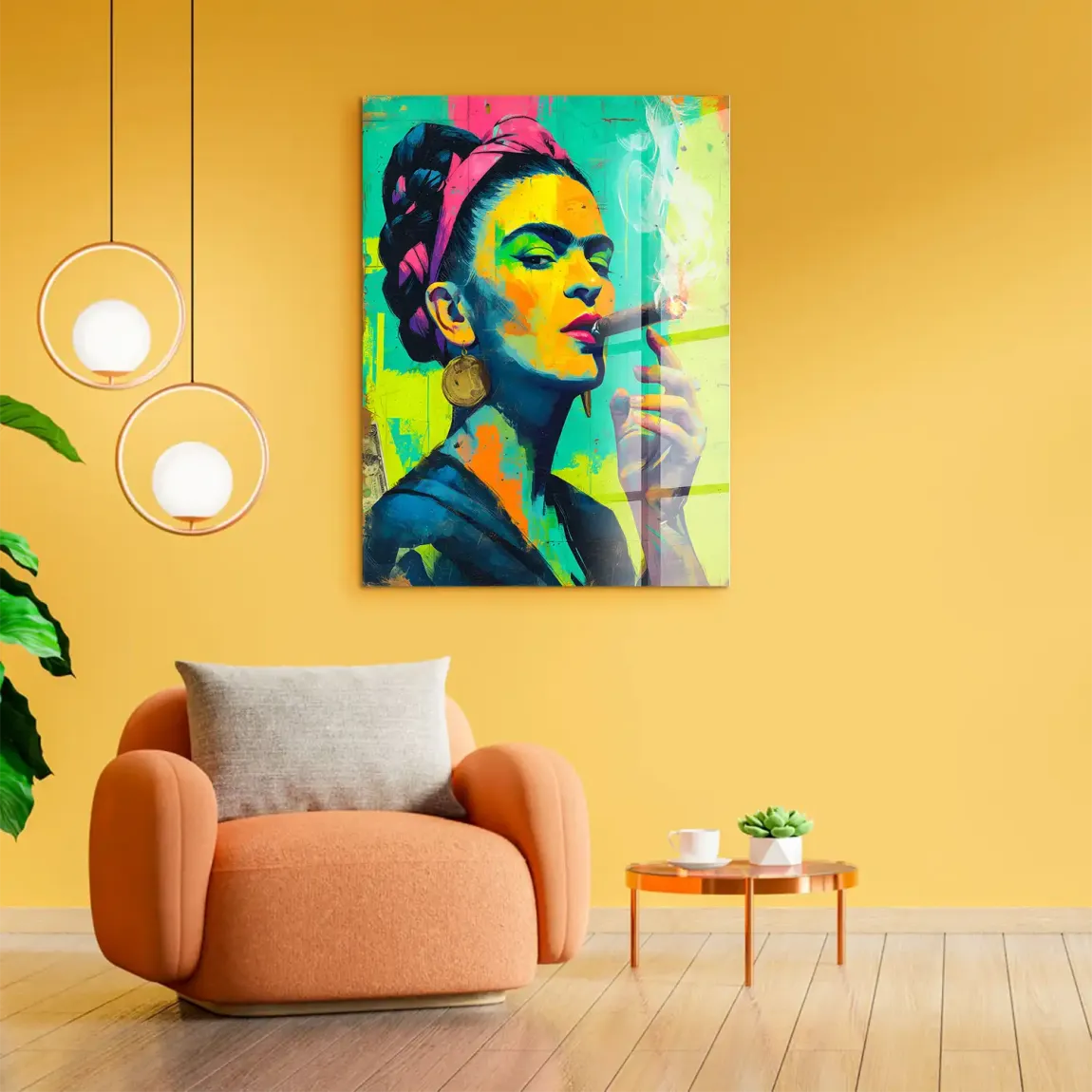 Frida Smoke Queen Acrylglasbild