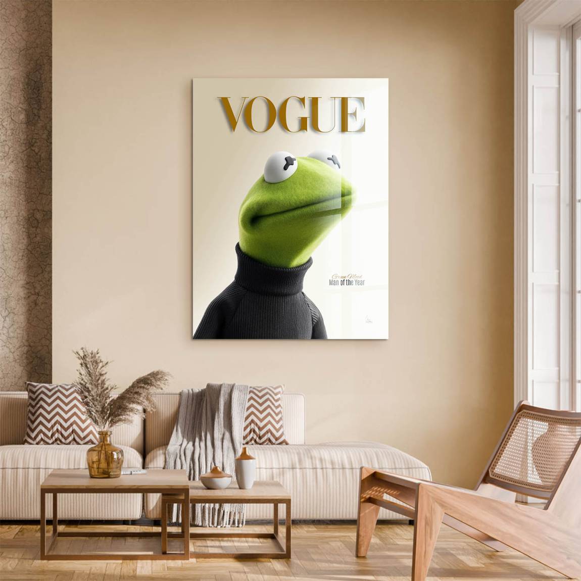 Kermit Couture Acrylglasbild