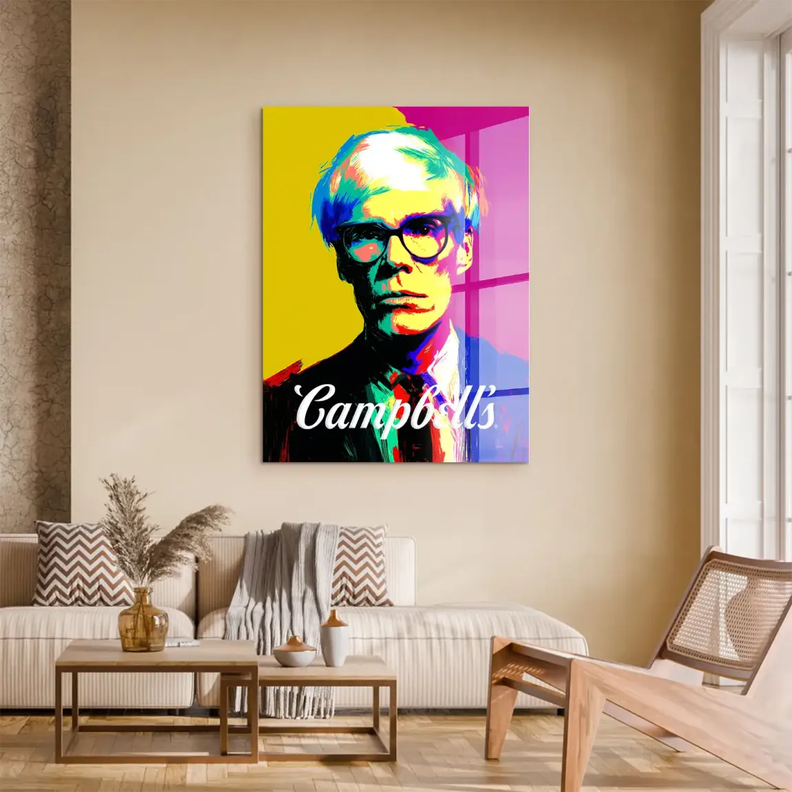 Campbell Popart Acrylglasbild