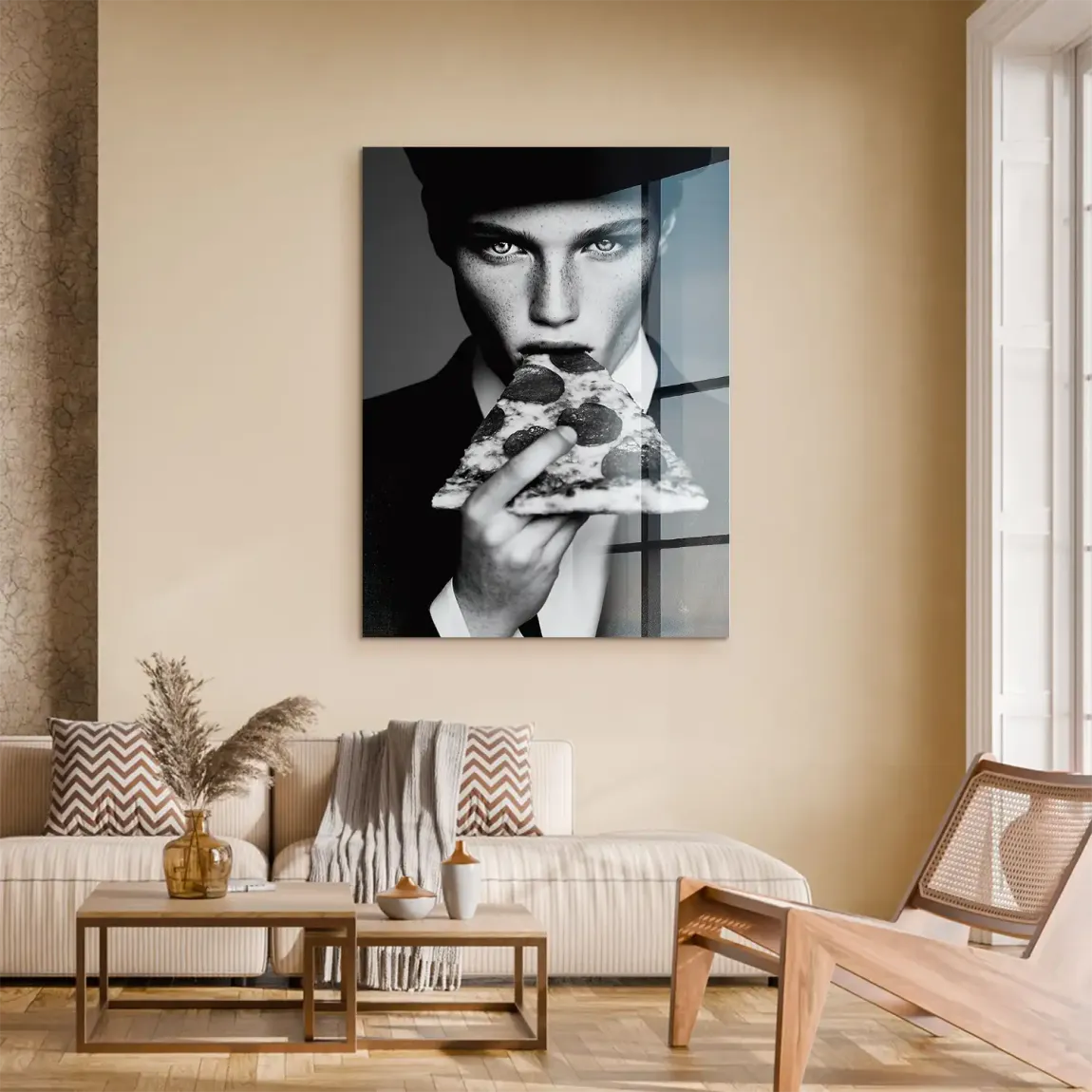 Pizza Charisma Acrylglasbild