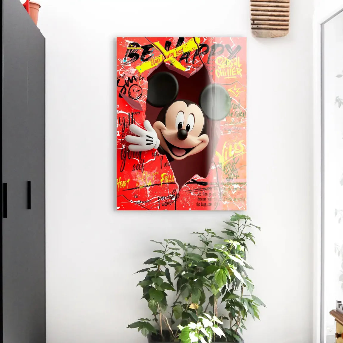 Charming Smile Micky Mouse Acrylglasbild INGALERIE