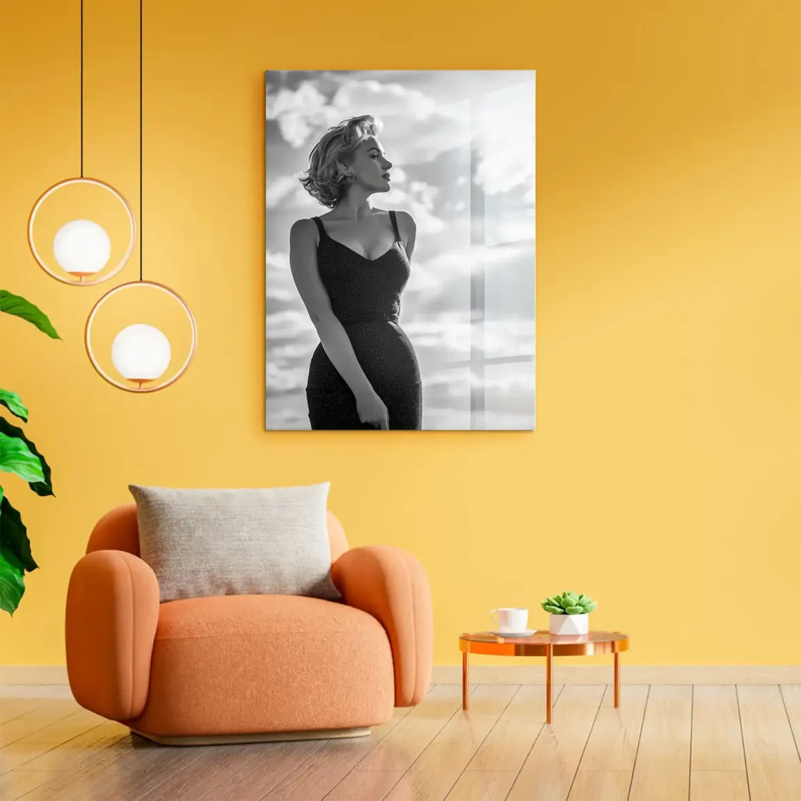 Marilyn Sunset Grace Acrylglasbild