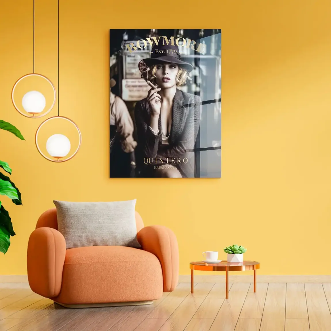 Whisky Noir Acrylglasbild