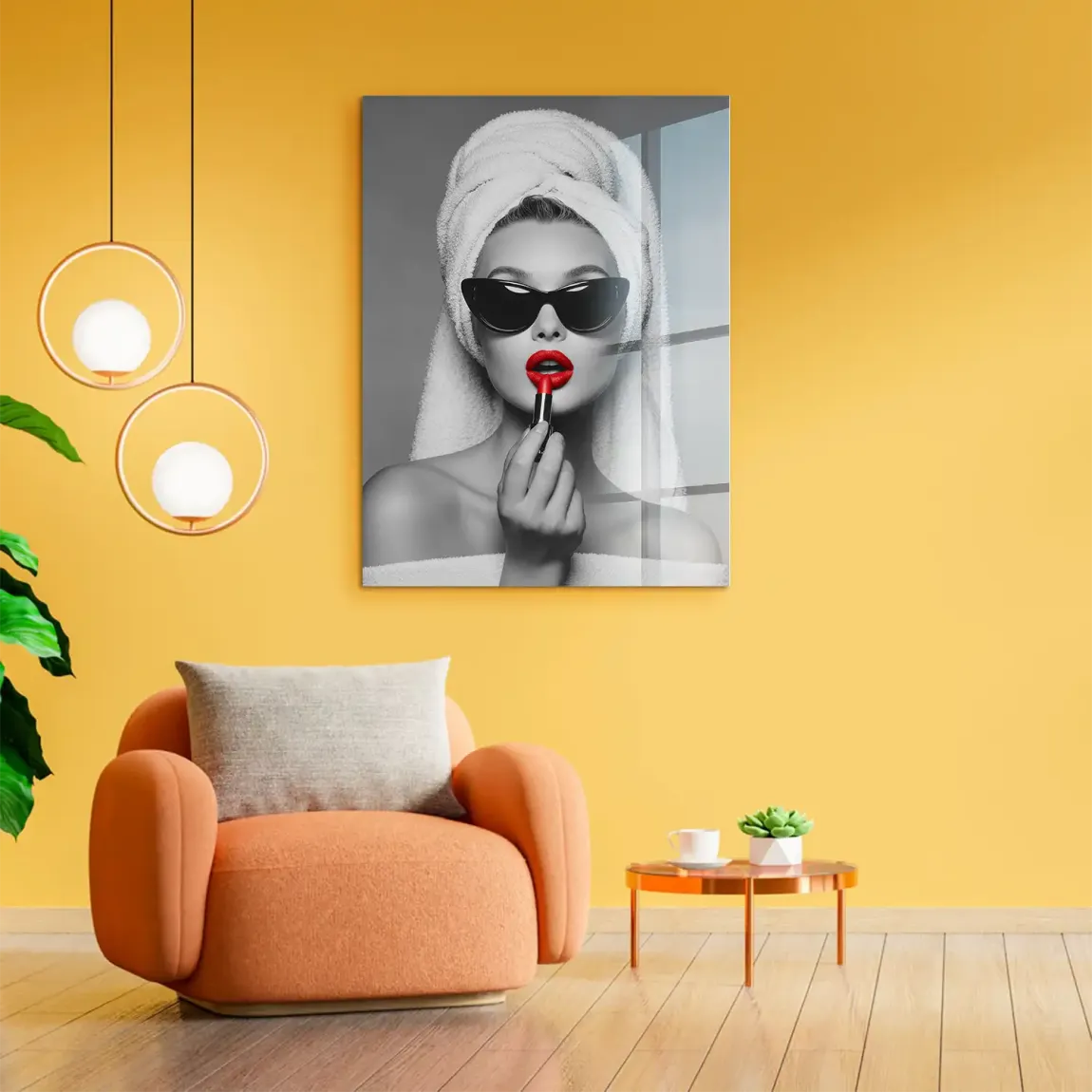 Lipstick Acrylglasbild