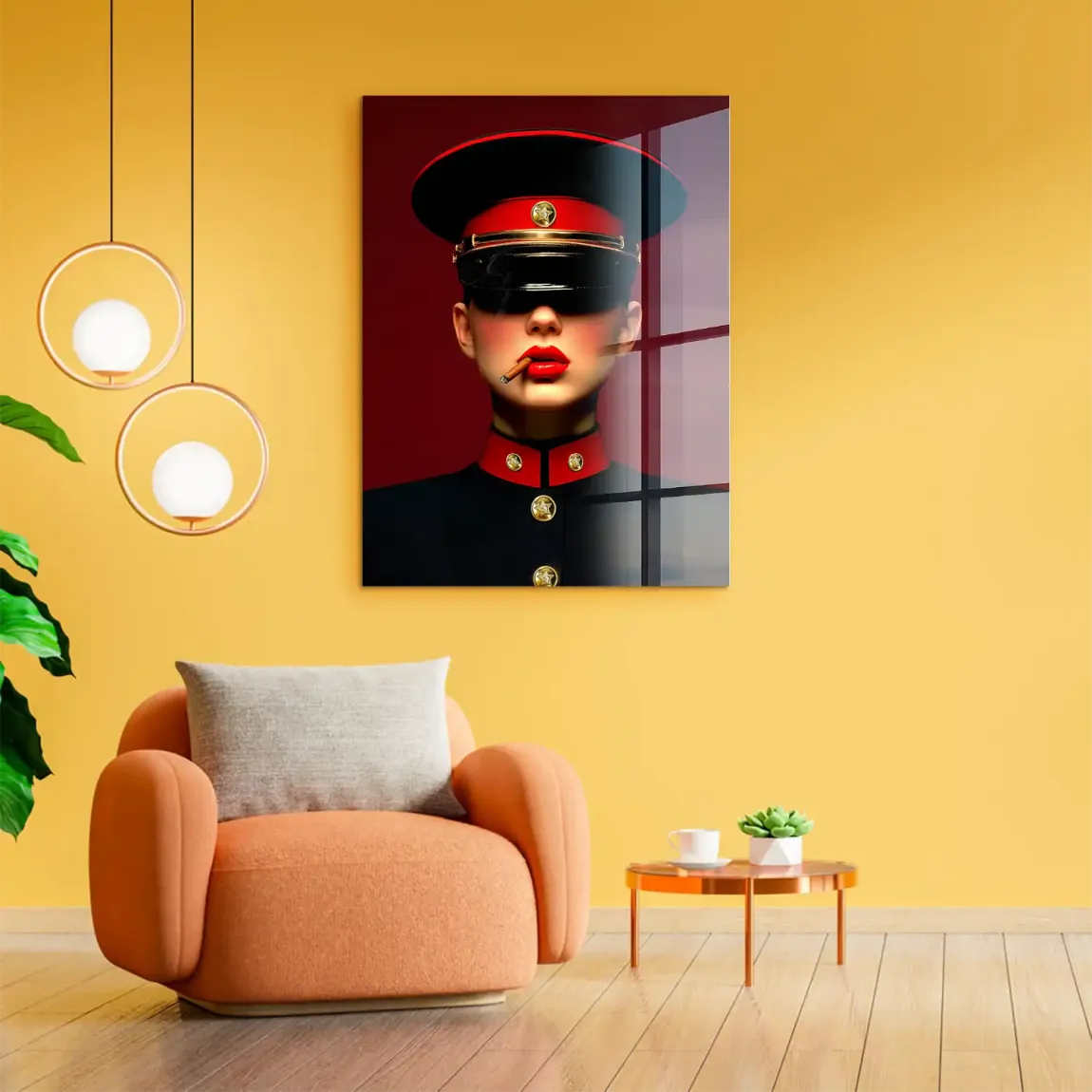 Russian Girl Acrylglasbild