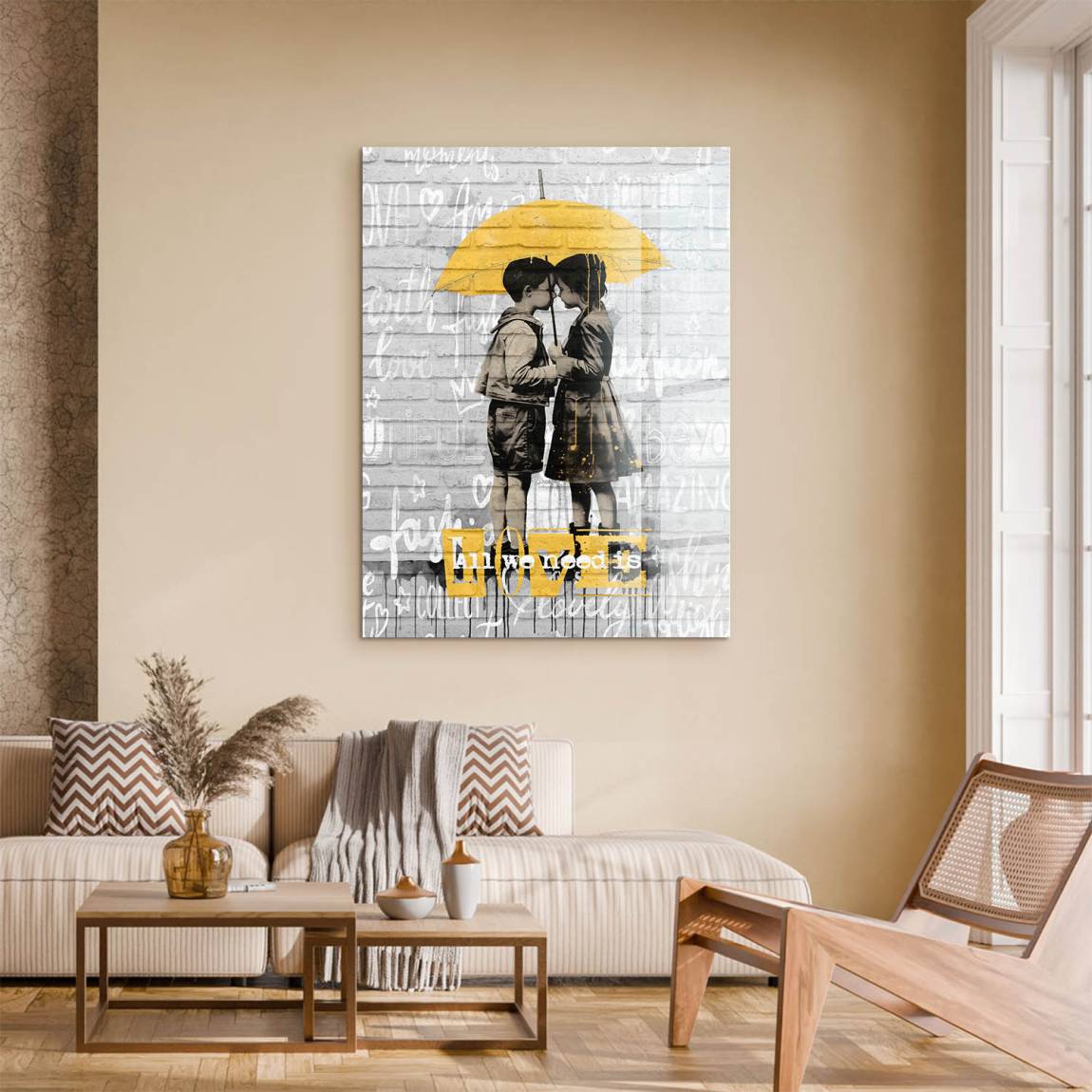 All We Need Acrylglasbild