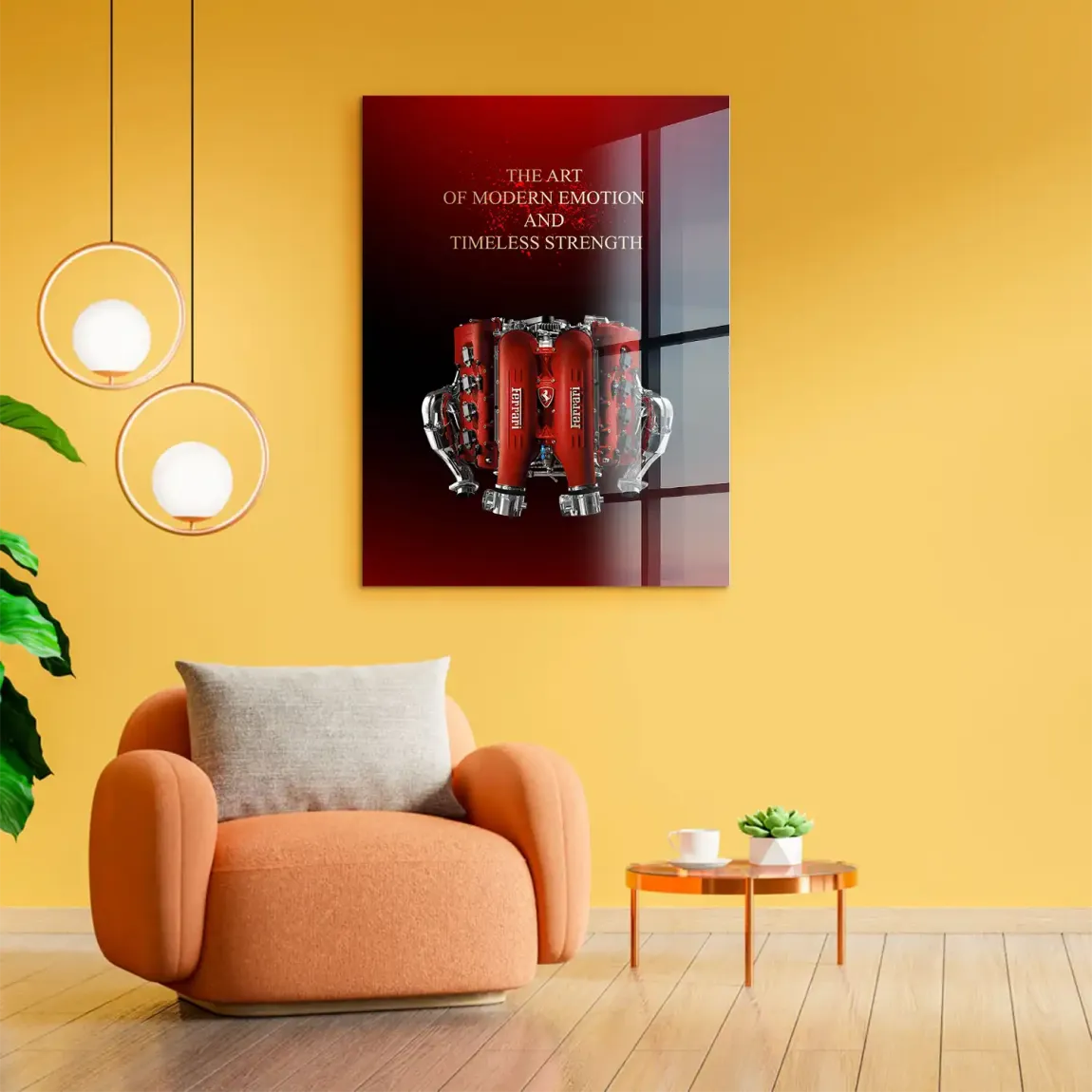 Ferrari Heart of Speed Acrylglasbild