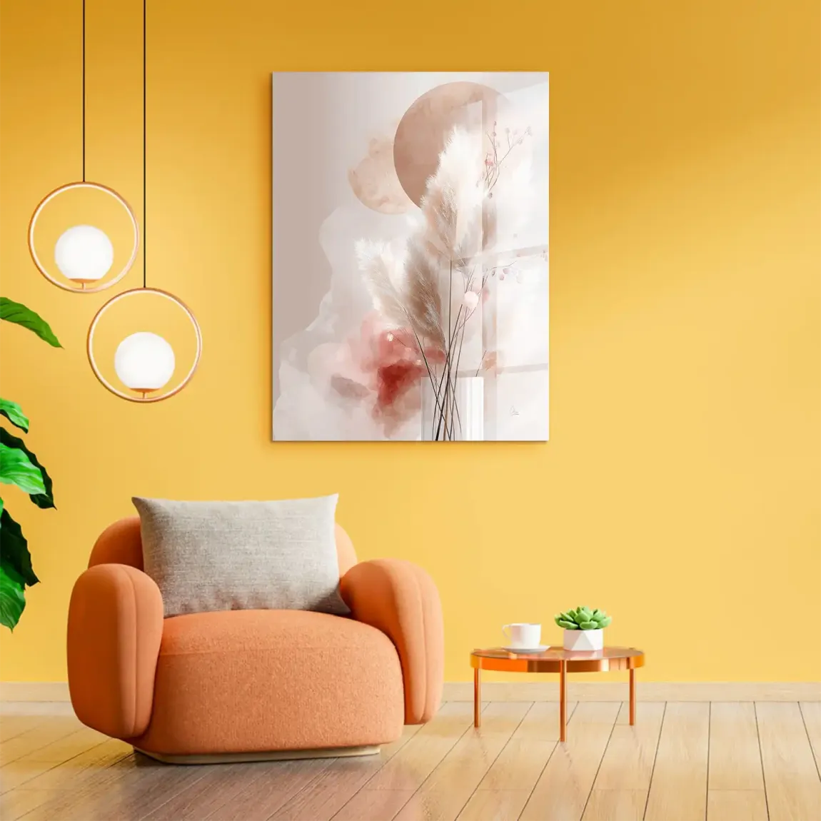 Amber Fields Acrylglasbild