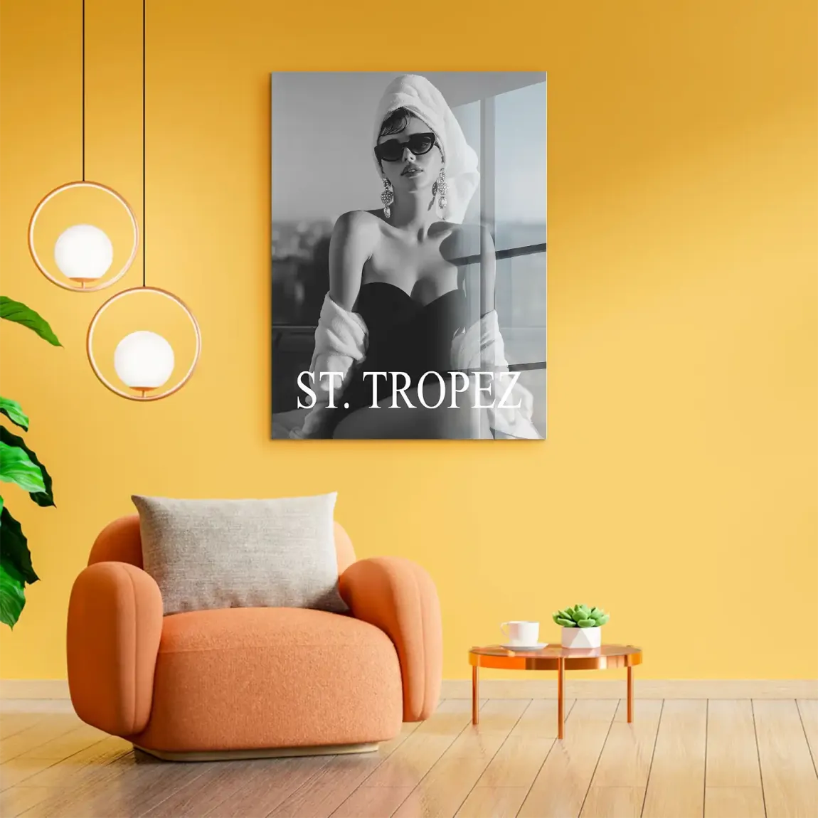 St. Tropez Glam Acrylglasbild