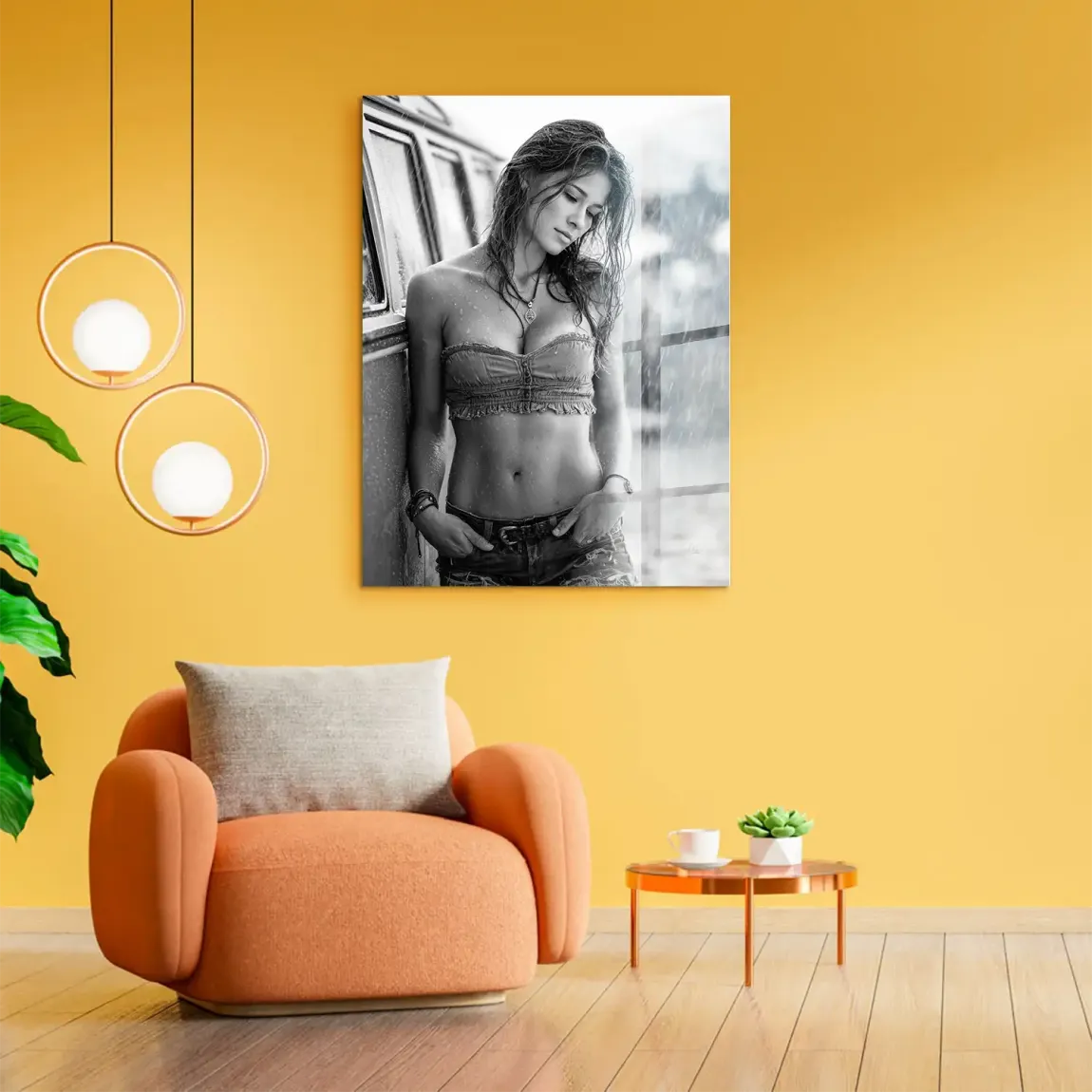 Summer Rain Acrylglasbild