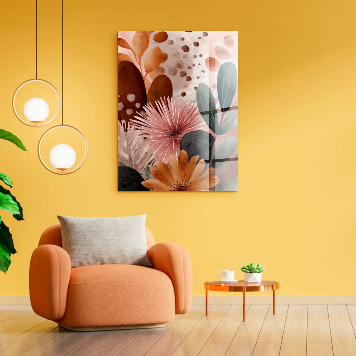 Terracotta Harmony Acrylglasbild