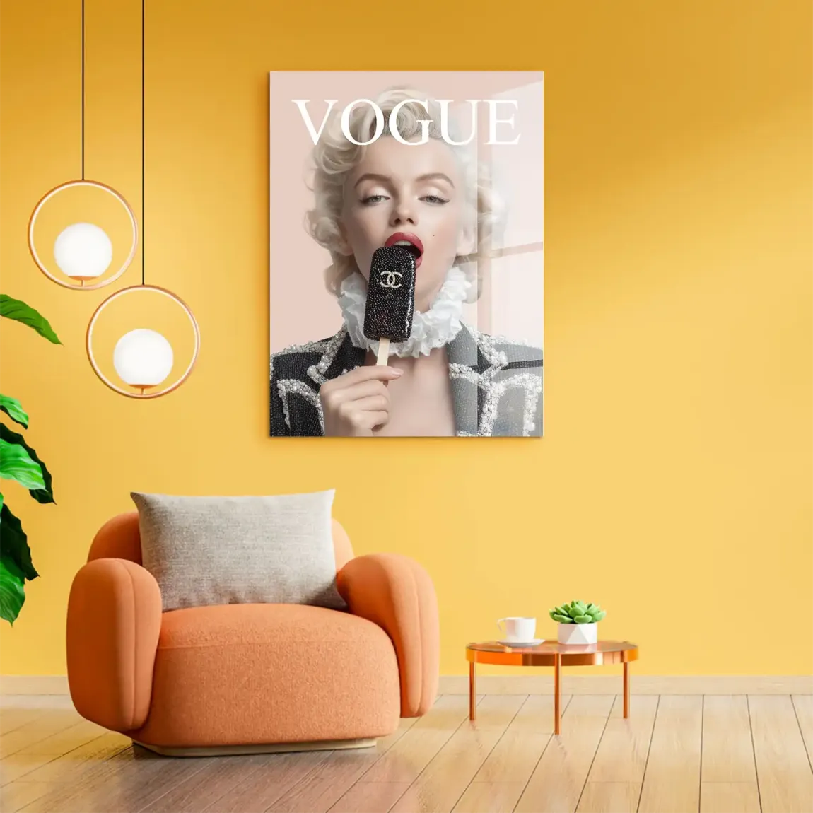 Marilyn Coco Eis Acrylglasbild